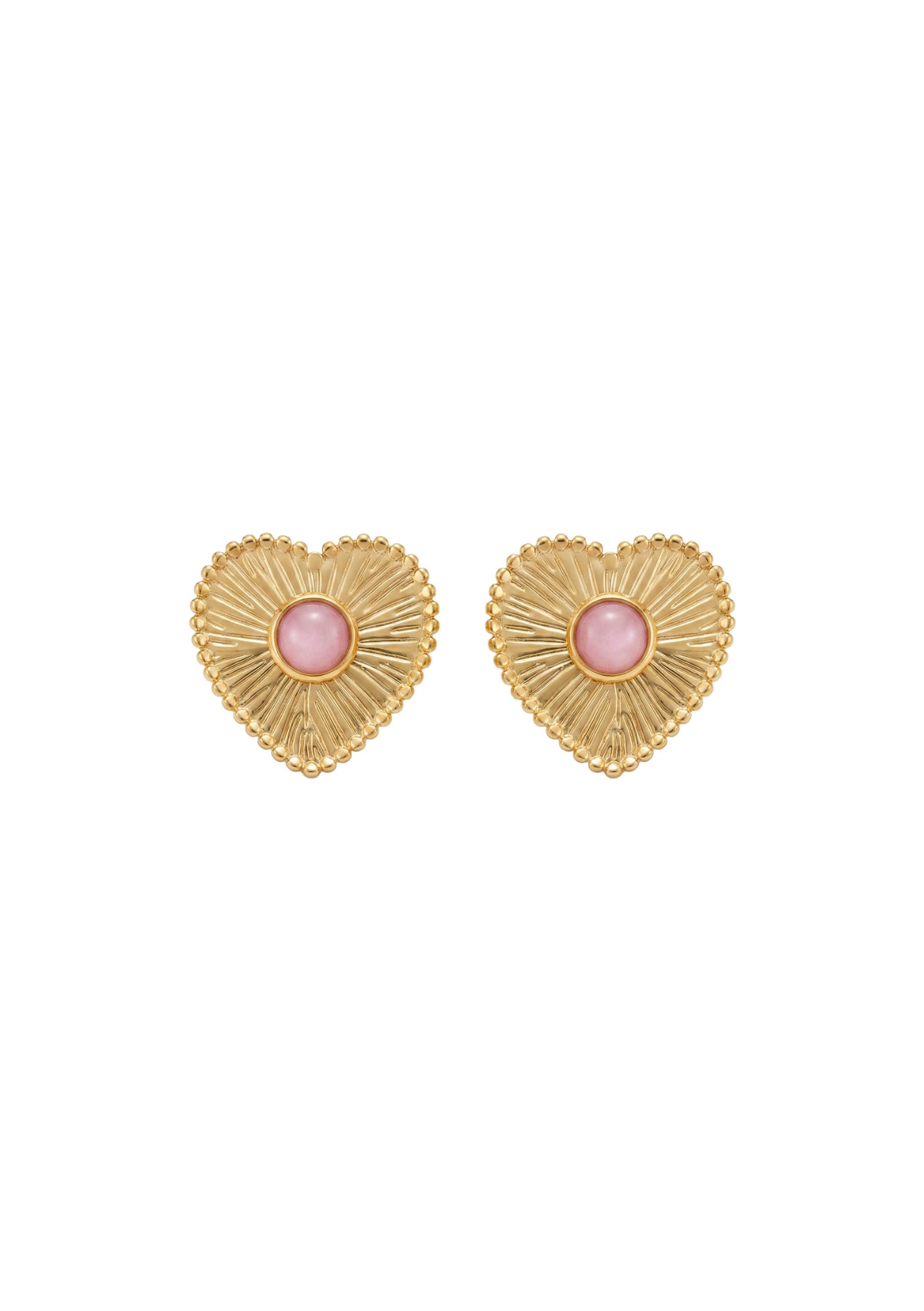 Elba Heart Earring - Stud