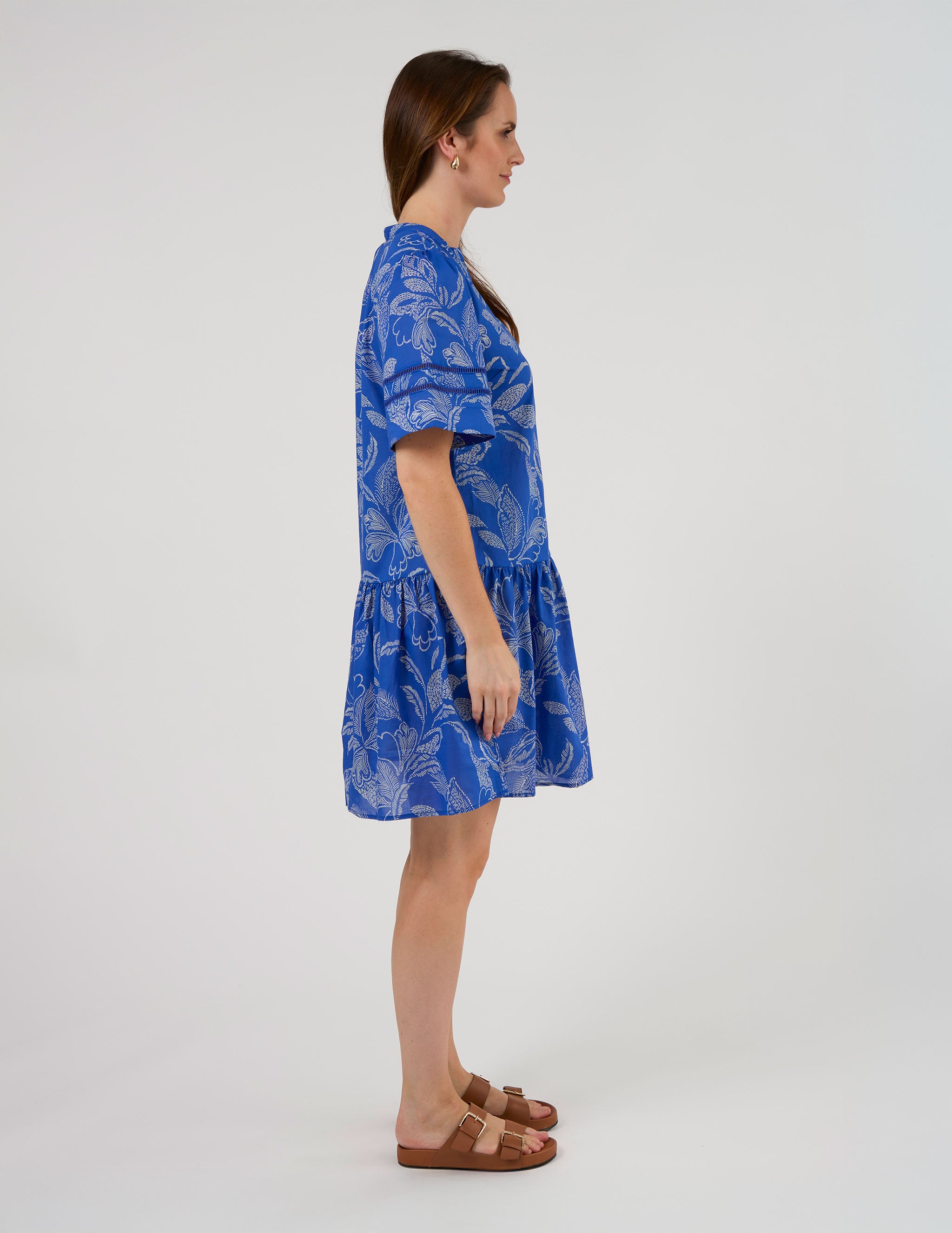 Eugenie Dress - Corfu Cobalt