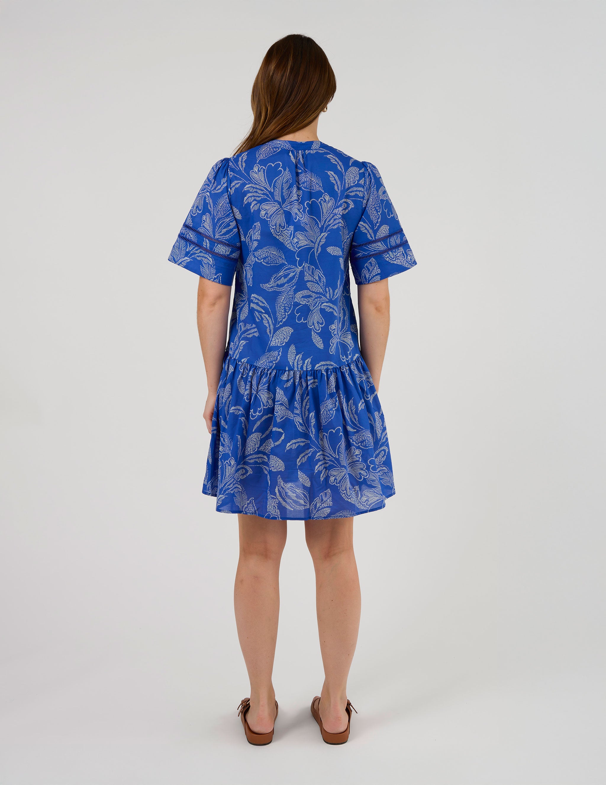 Eugenie Dress - Corfu Cobalt