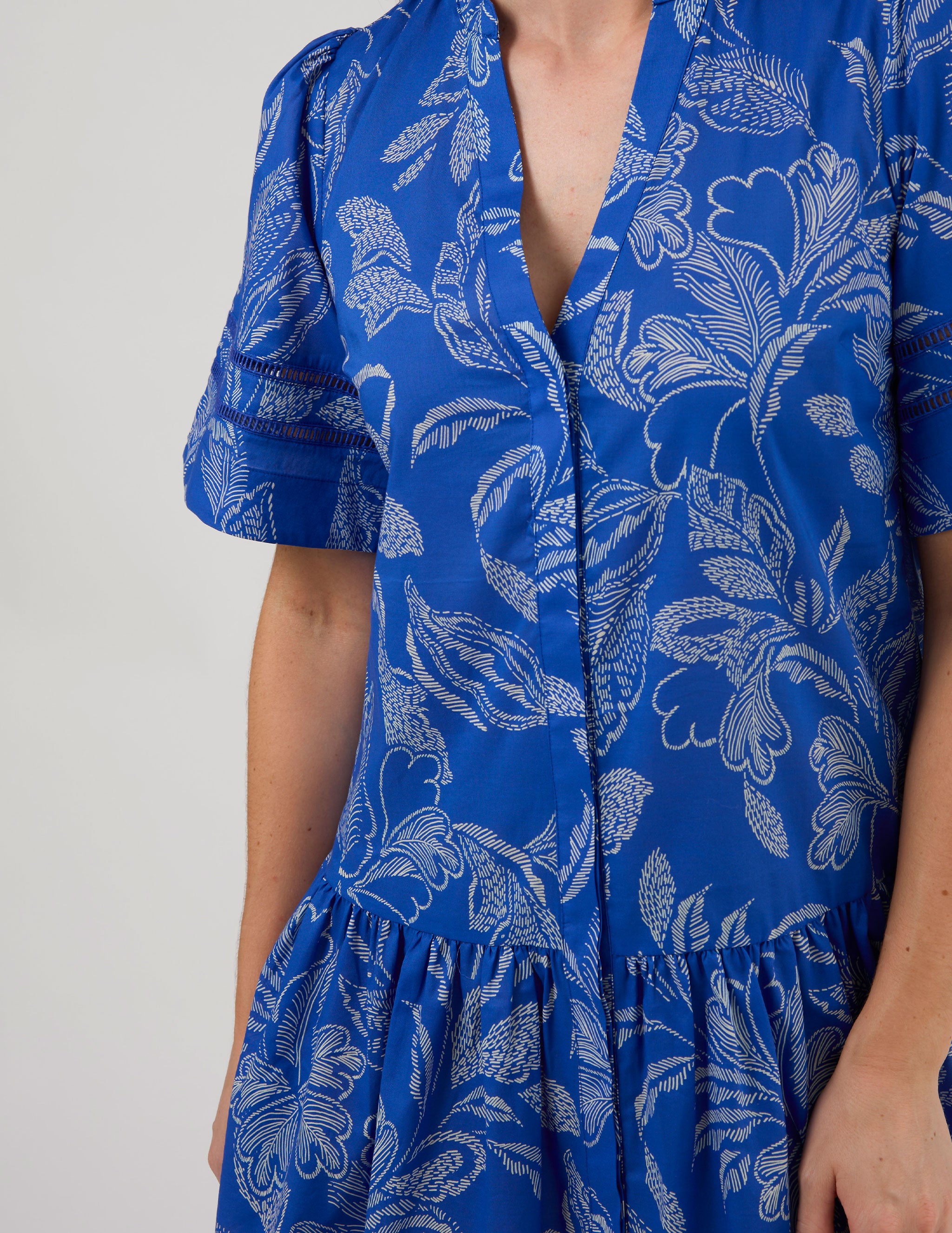 Eugenie Dress - Corfu Cobalt