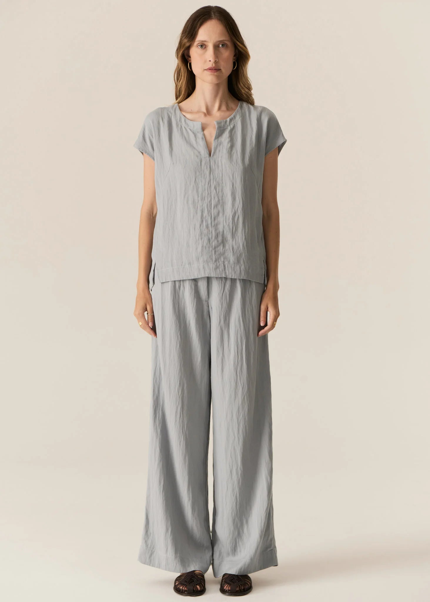 Faire Belted Pant - Sky