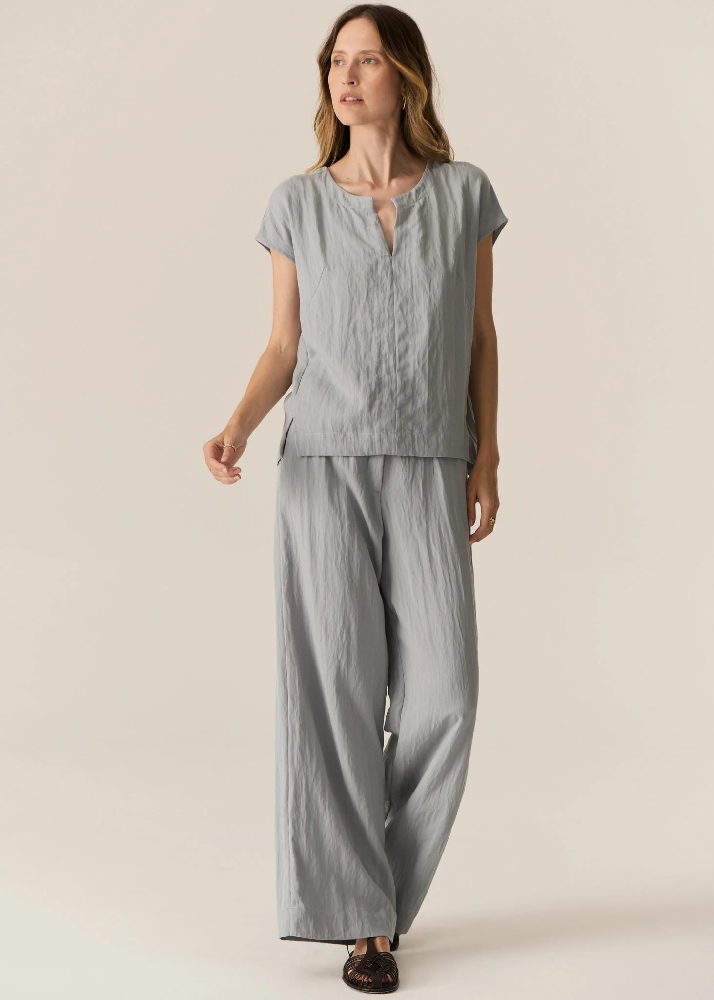 Faire Belted Pant - Sky