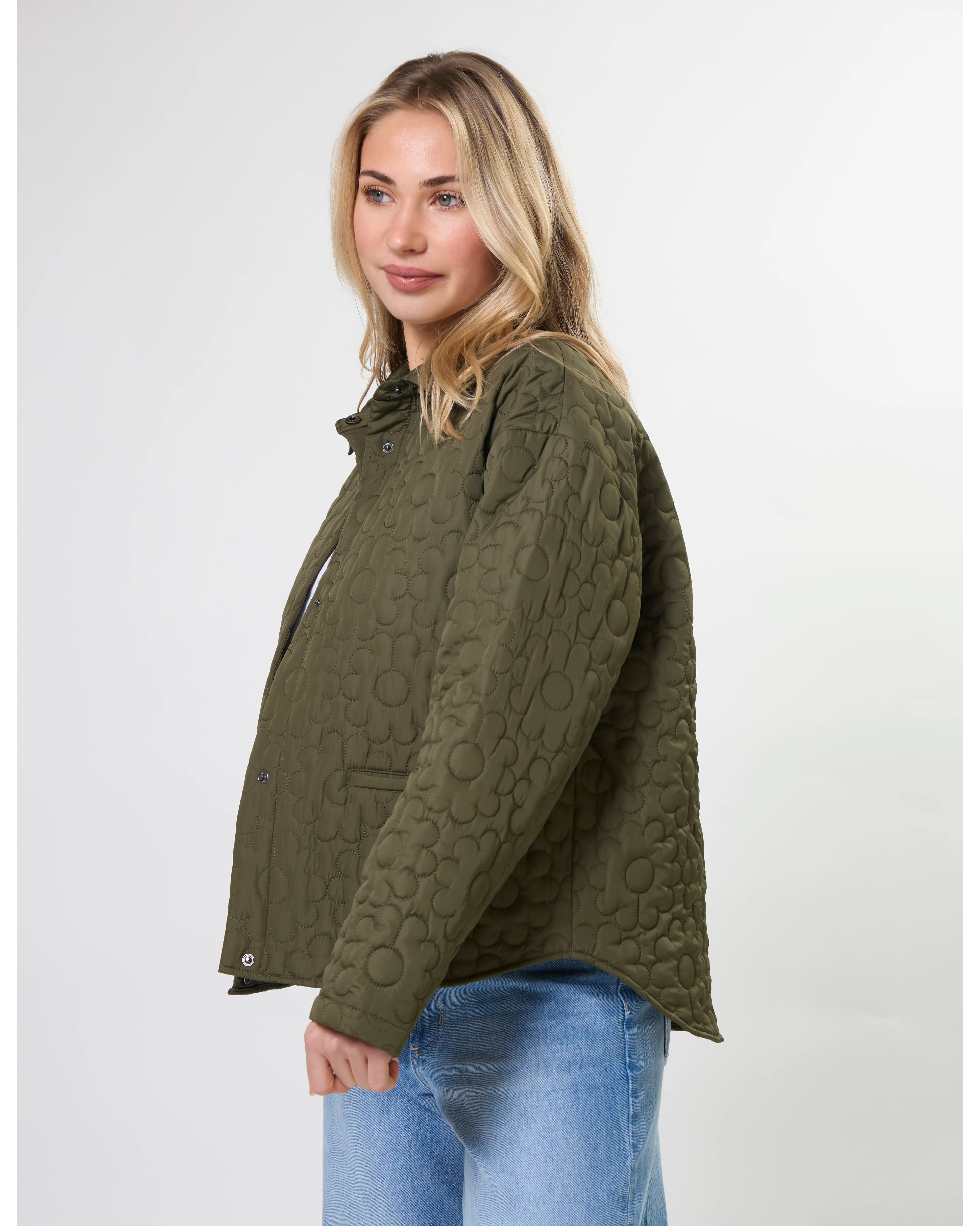 Flowerly Jacket - Army