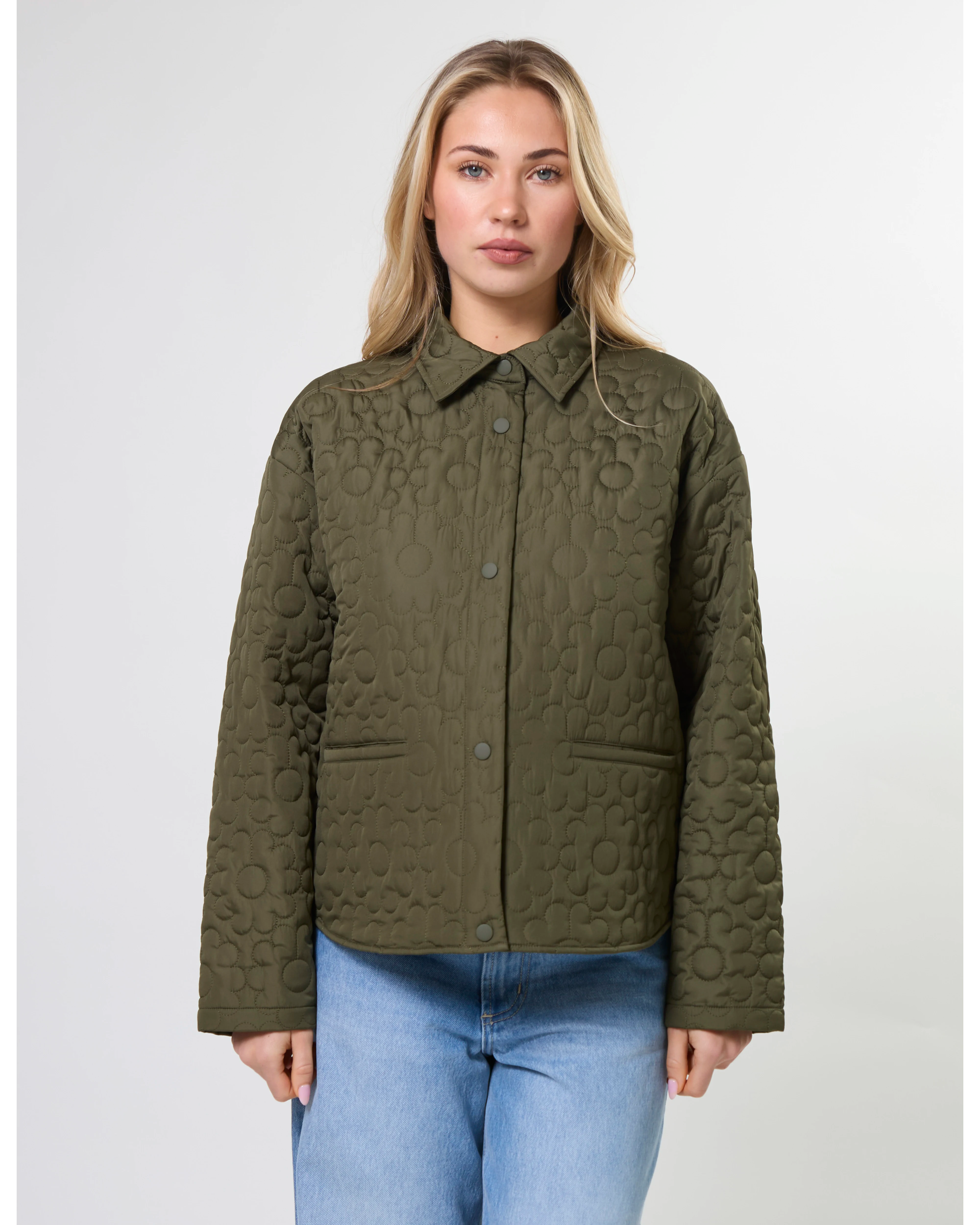 Flowerly Jacket - Army