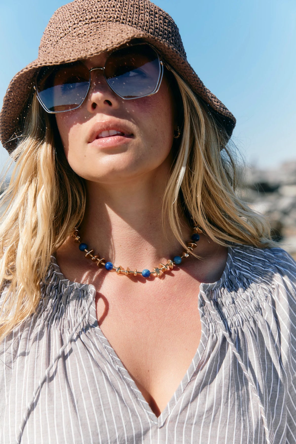 Isle of Mine Frances Necklace - Azure