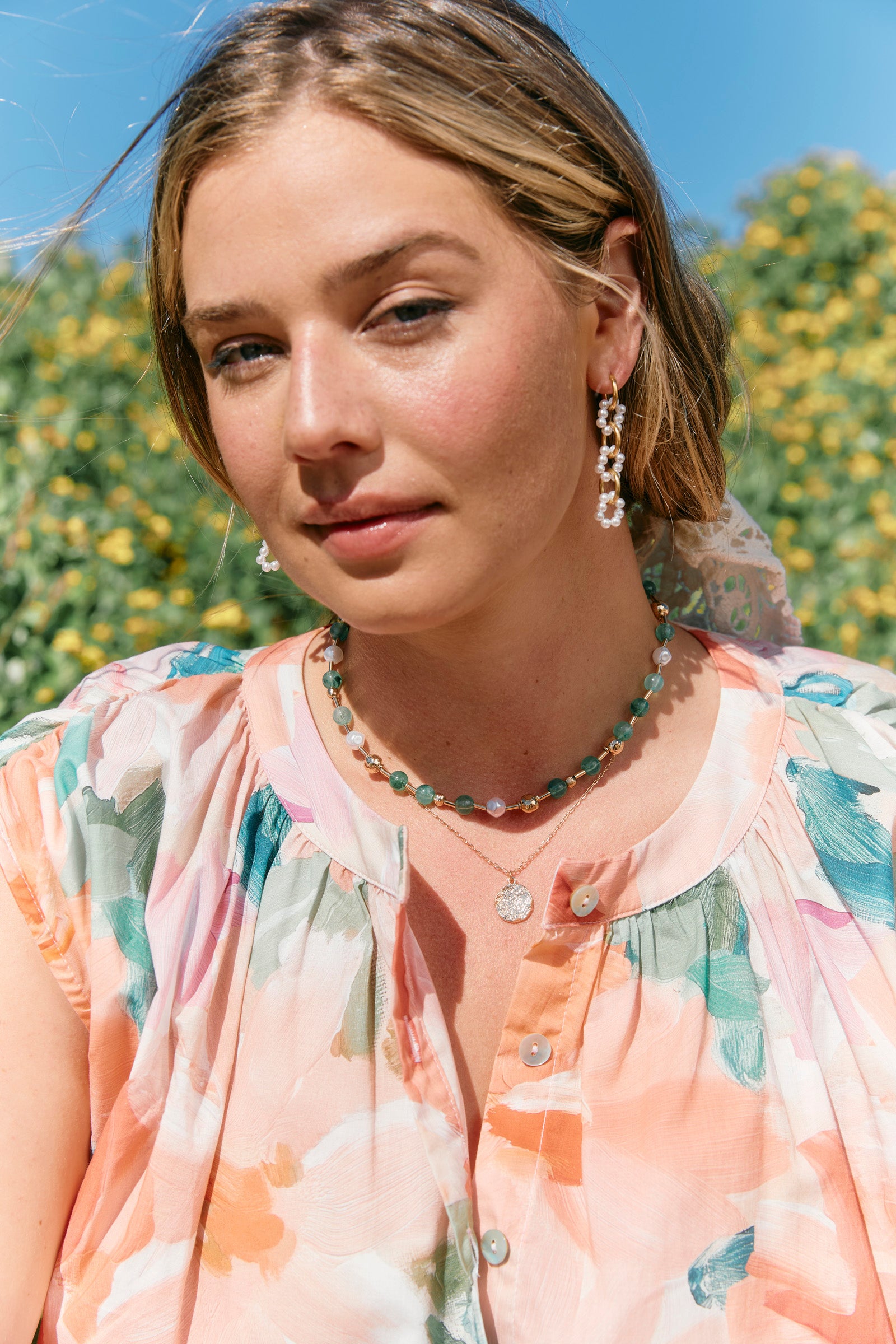 Frances Necklace - Emerald COMING SOON