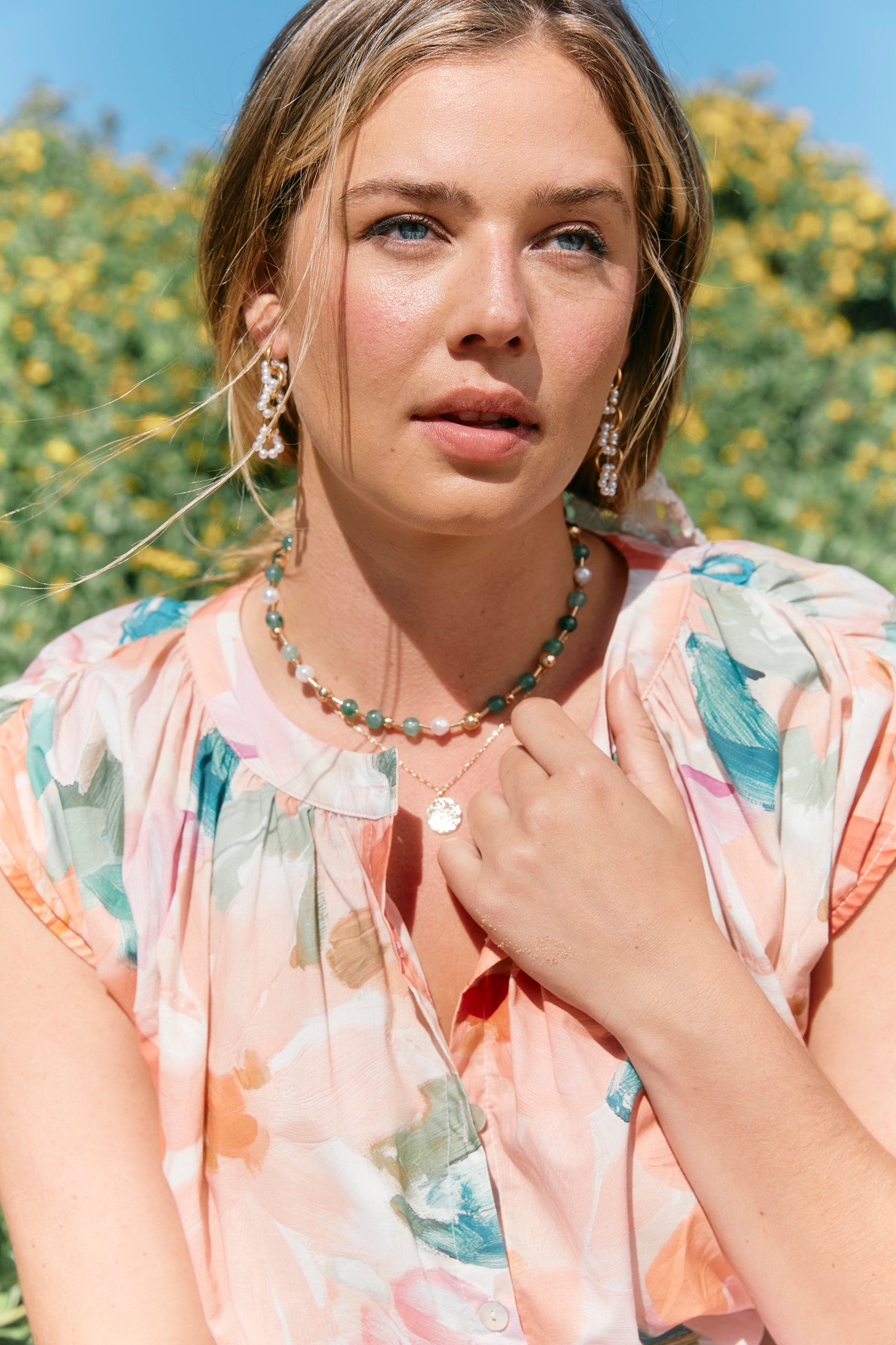 Frances Necklace - Emerald COMING SOON