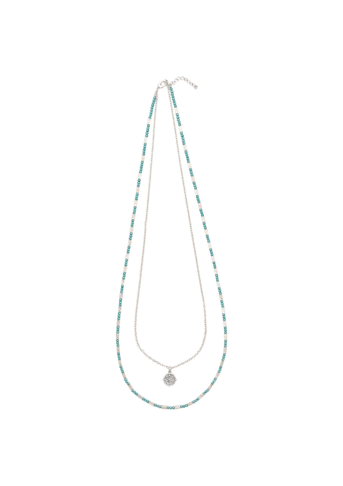 Frida Necklace - Silver / Mint COMING SOON