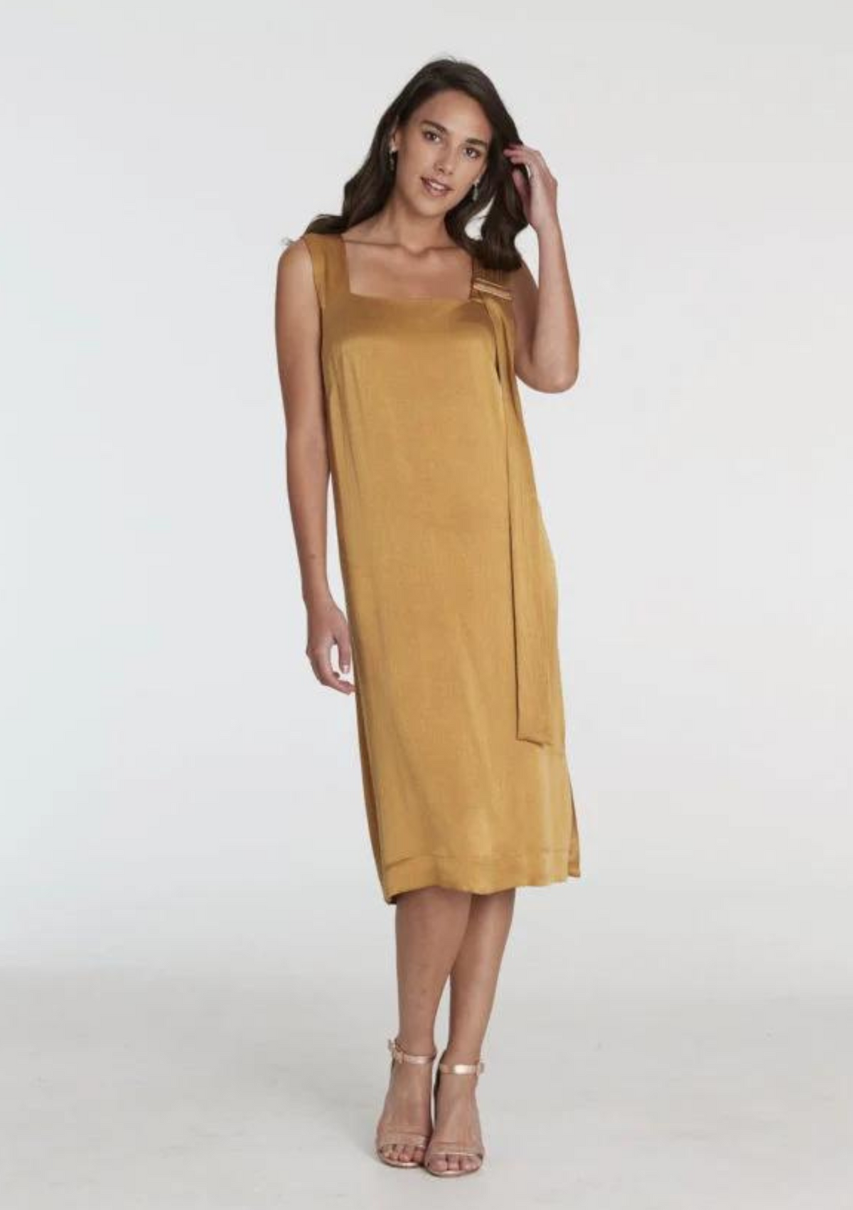 Obi CLEARANCE Geisha Buckle Dress - Marigold