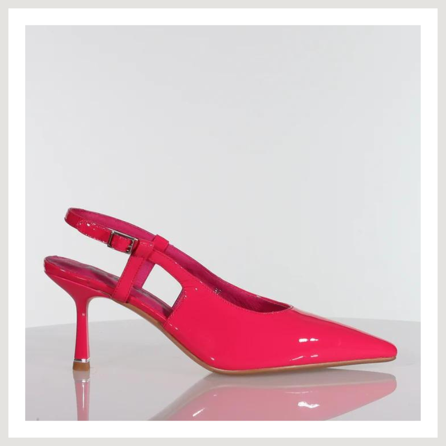 ZARA Hot Neon Pink Block Heeled Strappy Platform Sandals Shoes 8 Blogger |  eBay