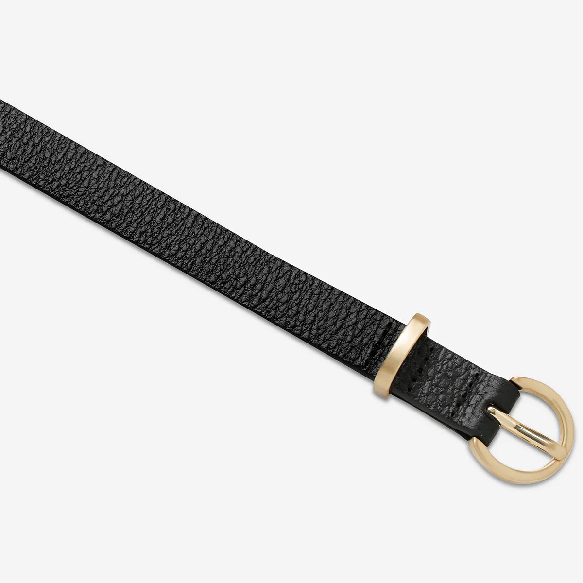 Status Anxiety Happens All The Time Belt - Black / Gold
