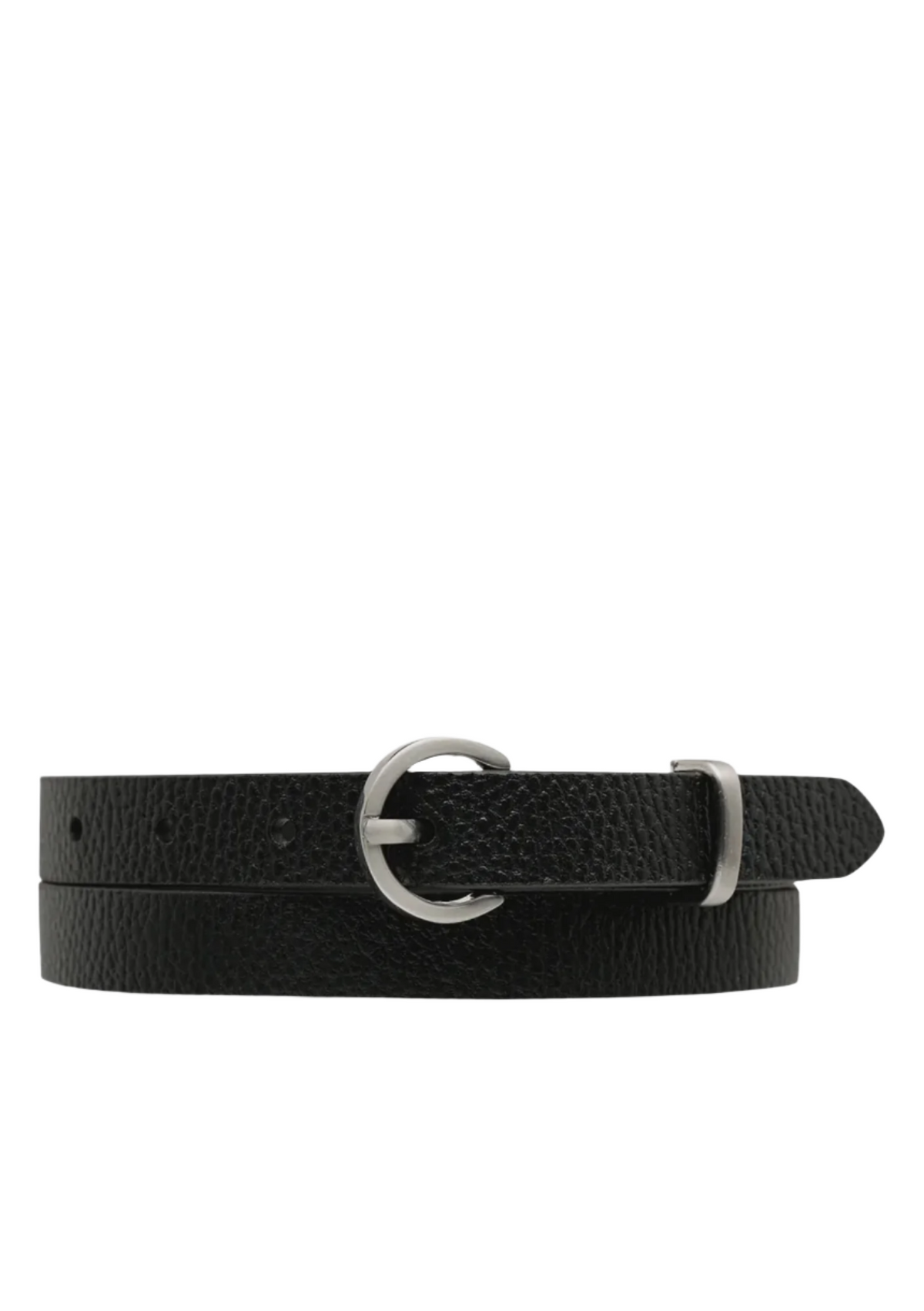 Status Anxiety Happens All The Time Belt - Black / Silver