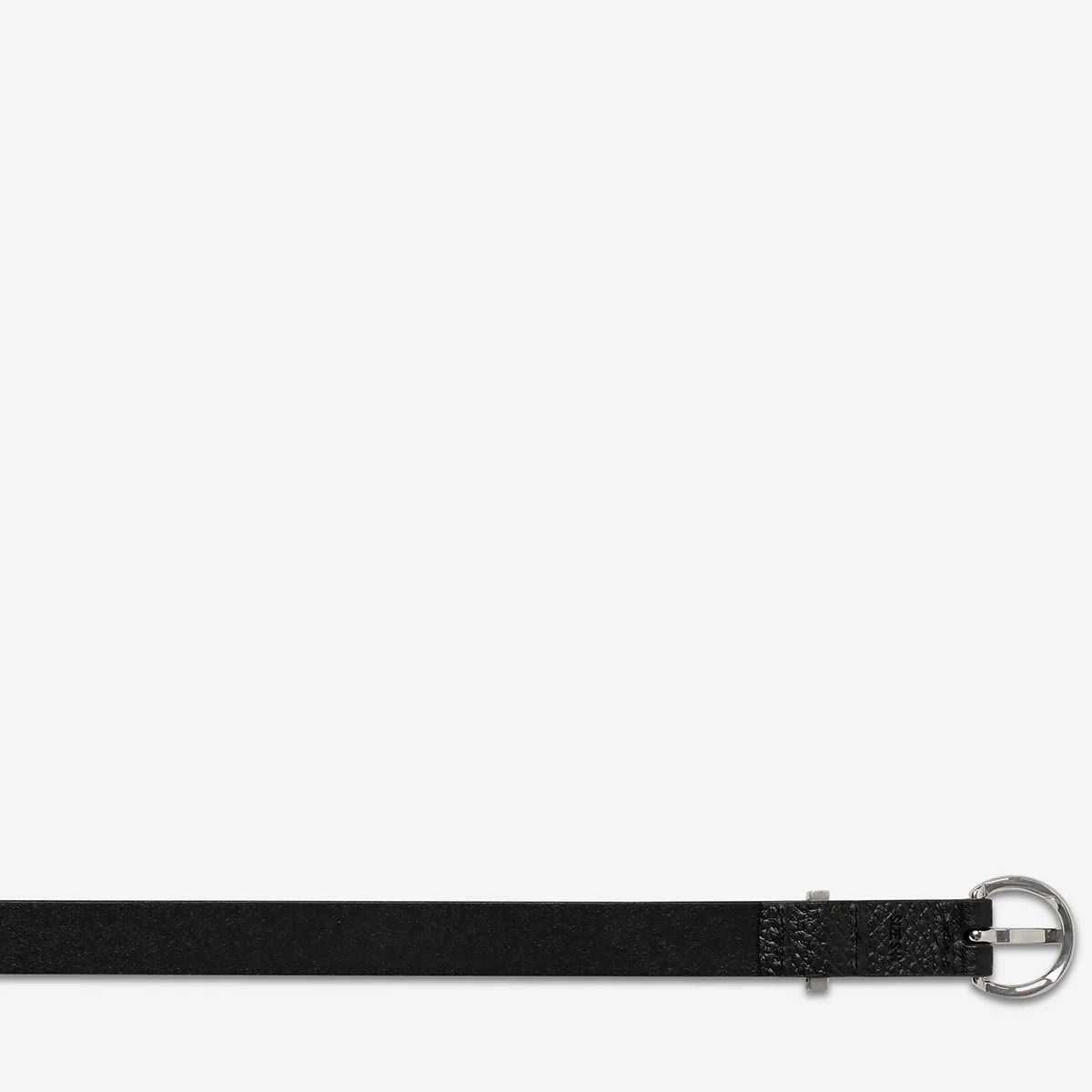 Status Anxiety Happens All The Time Belt - Black / Silver