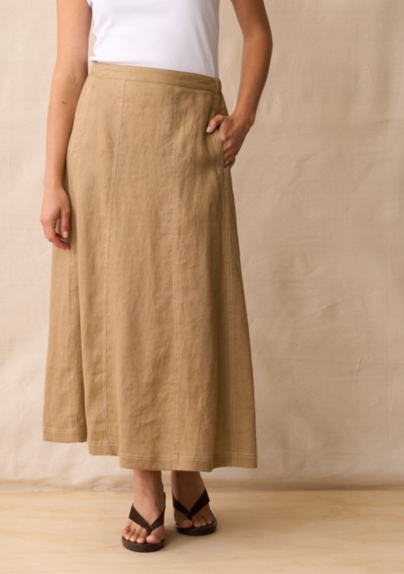 Harper Skirt - Biscotti COMING SOON