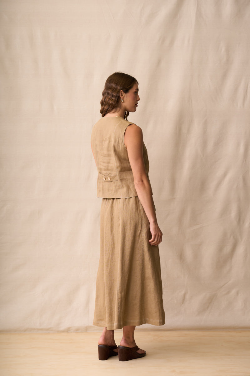 Harper Vest - Biscotti COMING SOON
