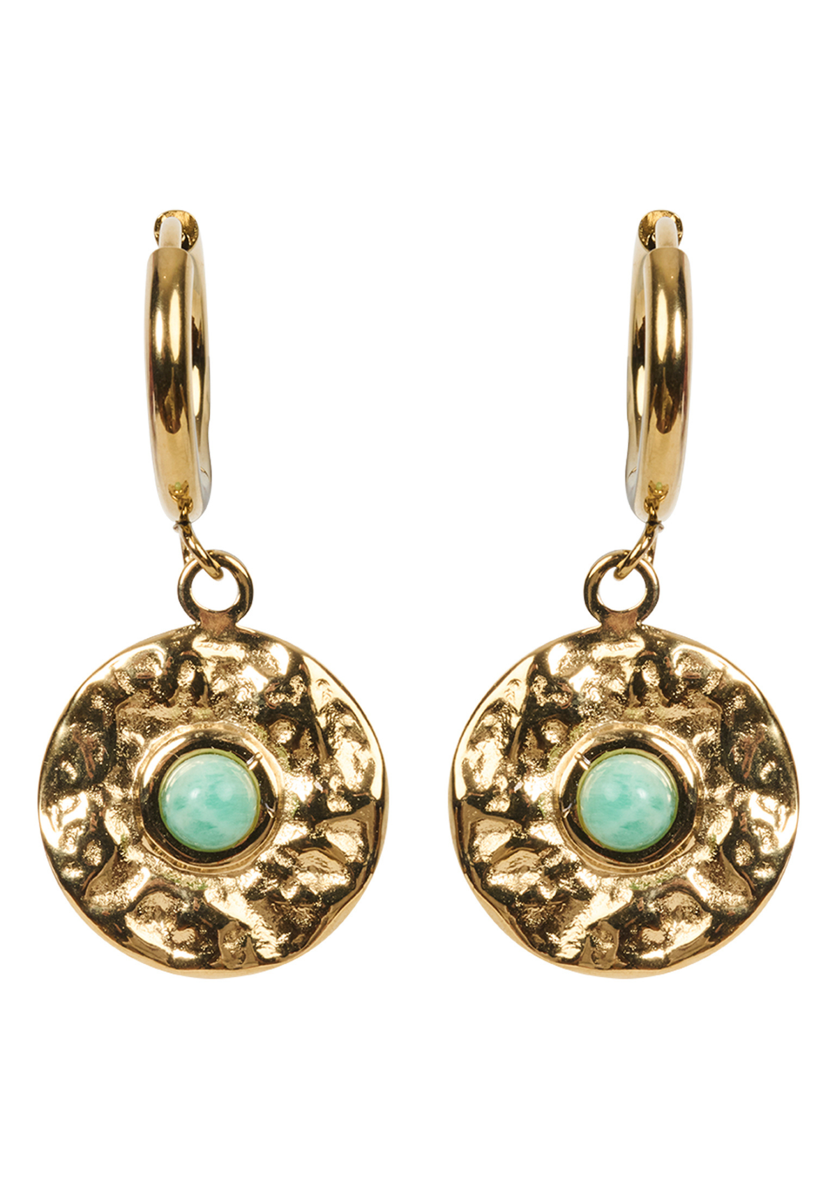 Eb + Ive Heritage Earrings - Aqua Eye
