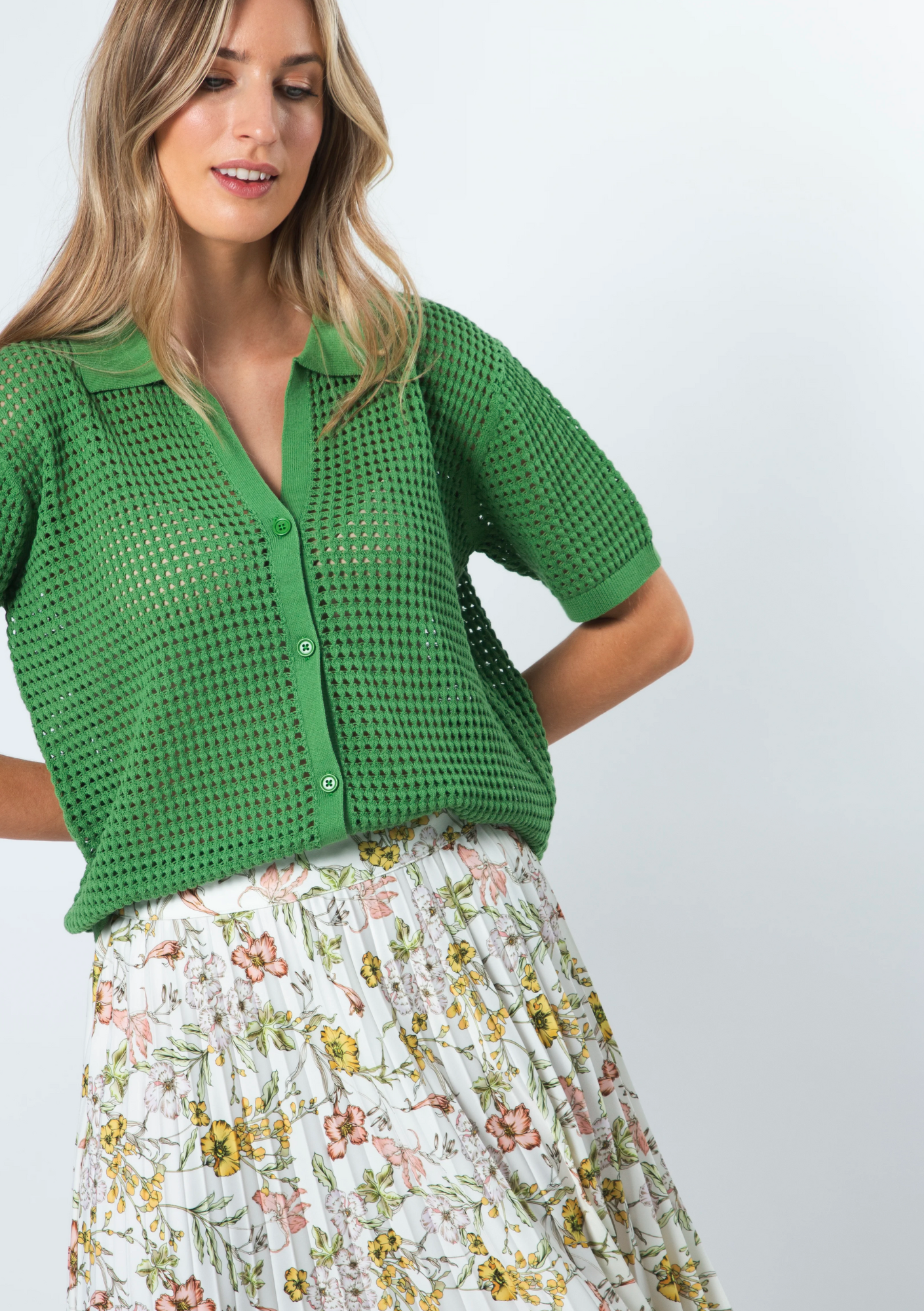 COMING SOON Holly Knit Top - Cress