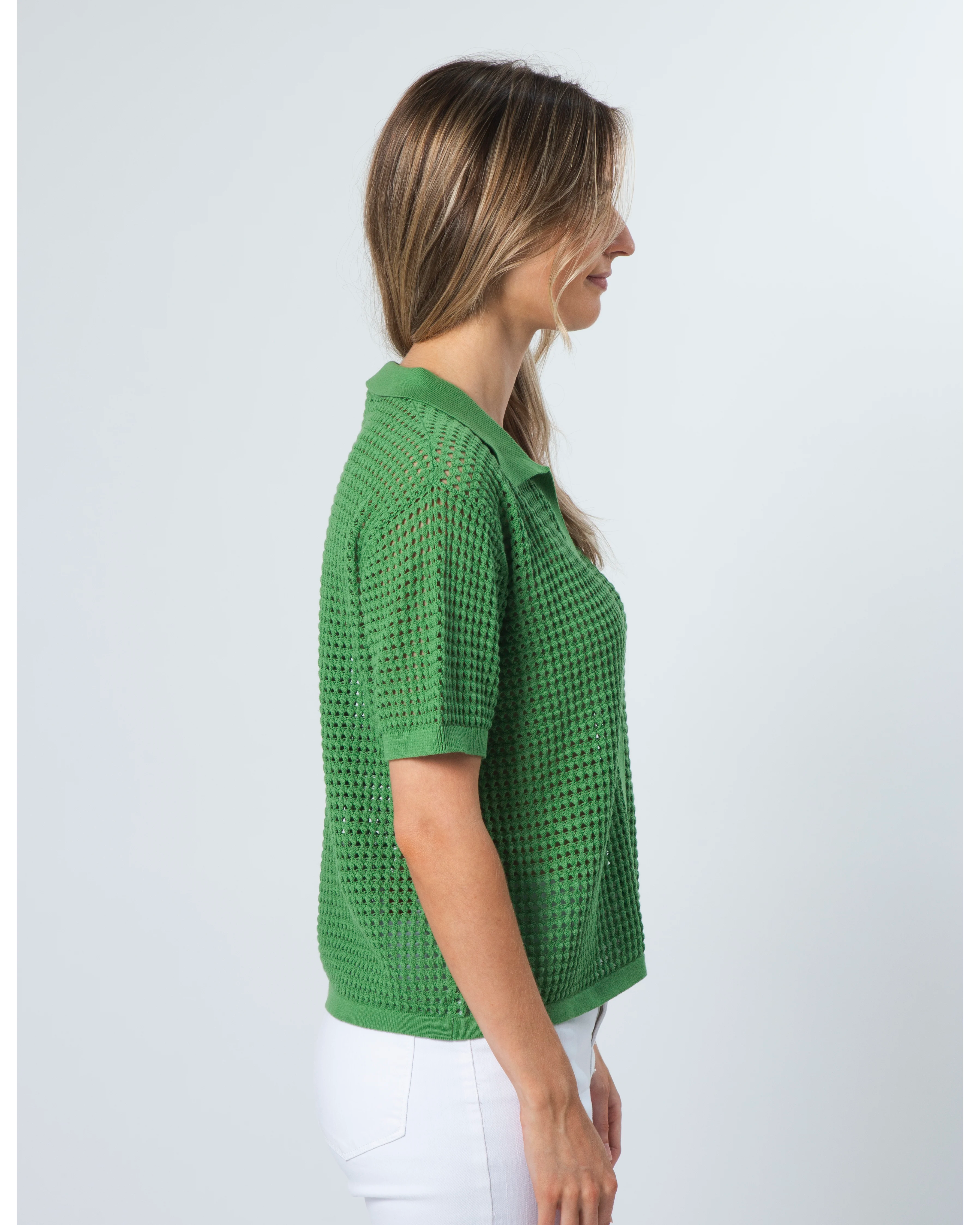 COMING SOON Holly Knit Top - Cress