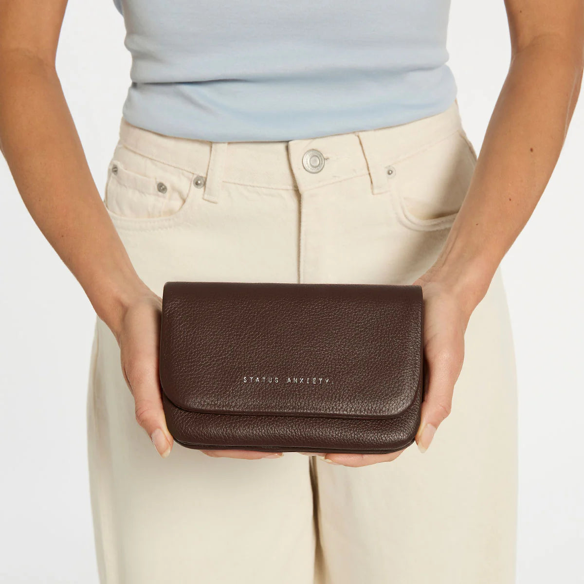 Status Anxiety Impermanent Wallet - Cocoa