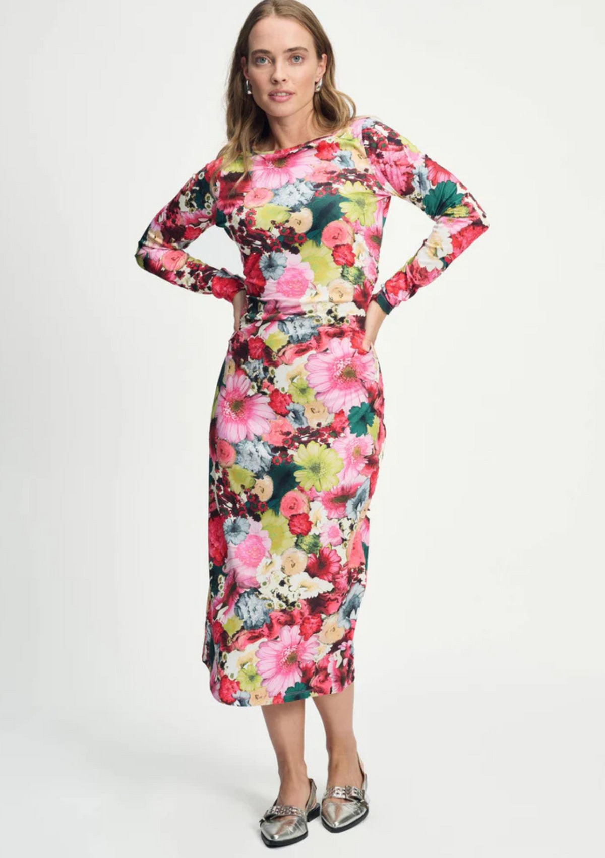 Pom Amsterdam Isa Dress - Love Bouquet