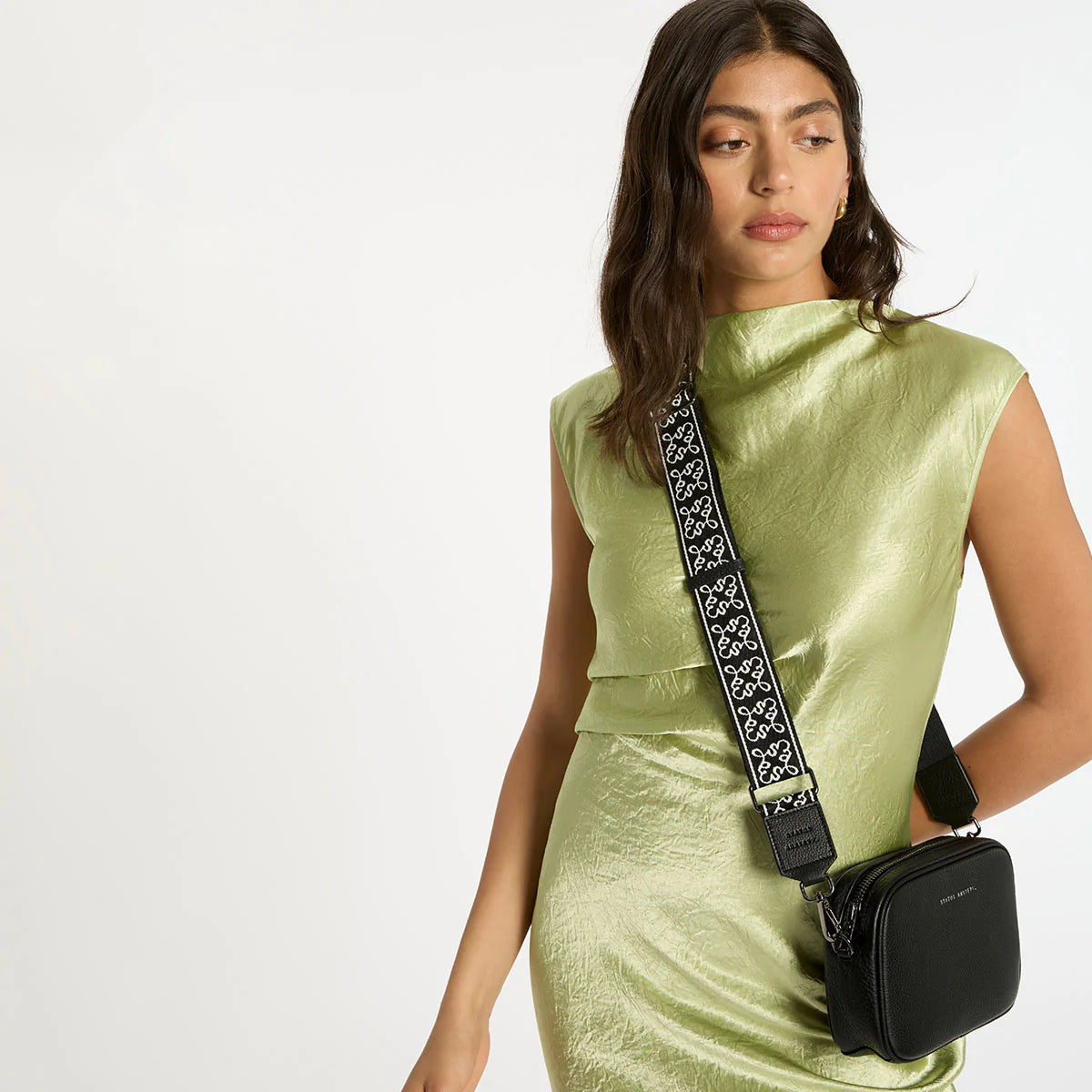 Status Anxiety Jacquard Strap - Black