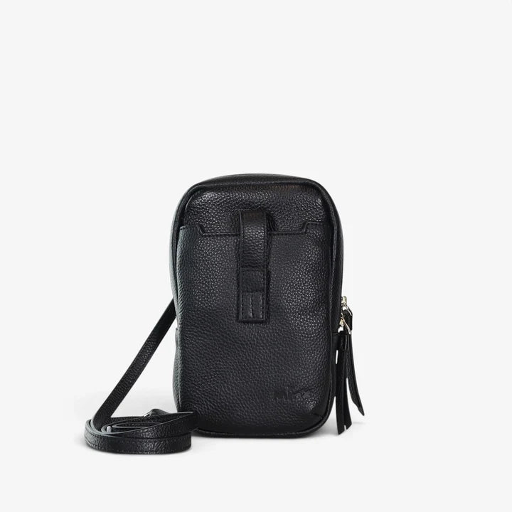 Dial Up Jetsetter Crossbody Bag - Black / Gold Hardware