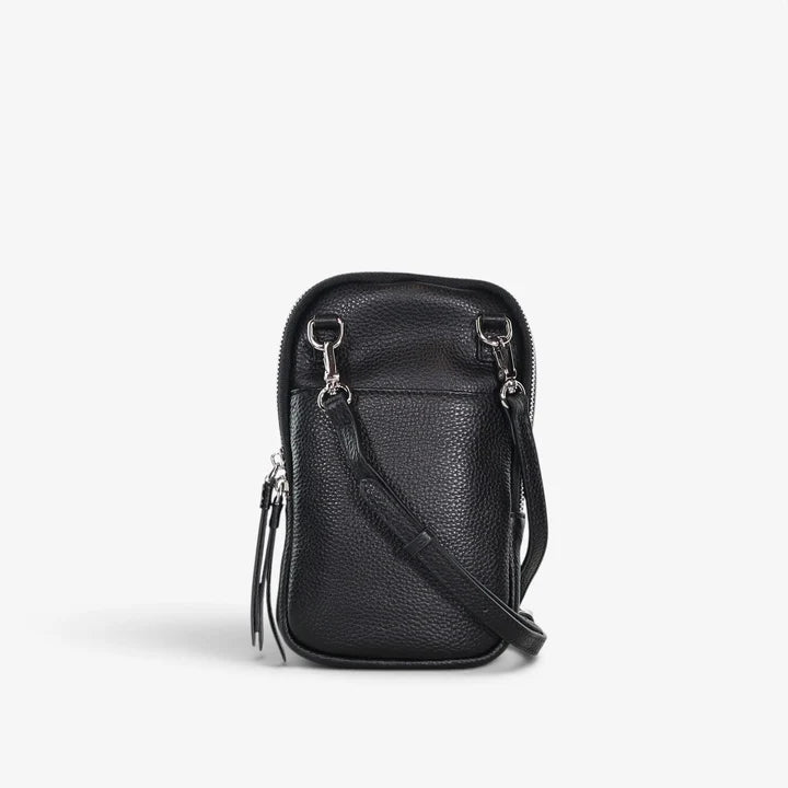 Dial Up Jetsetter Crossbody Bag - Black / Silver Hardware