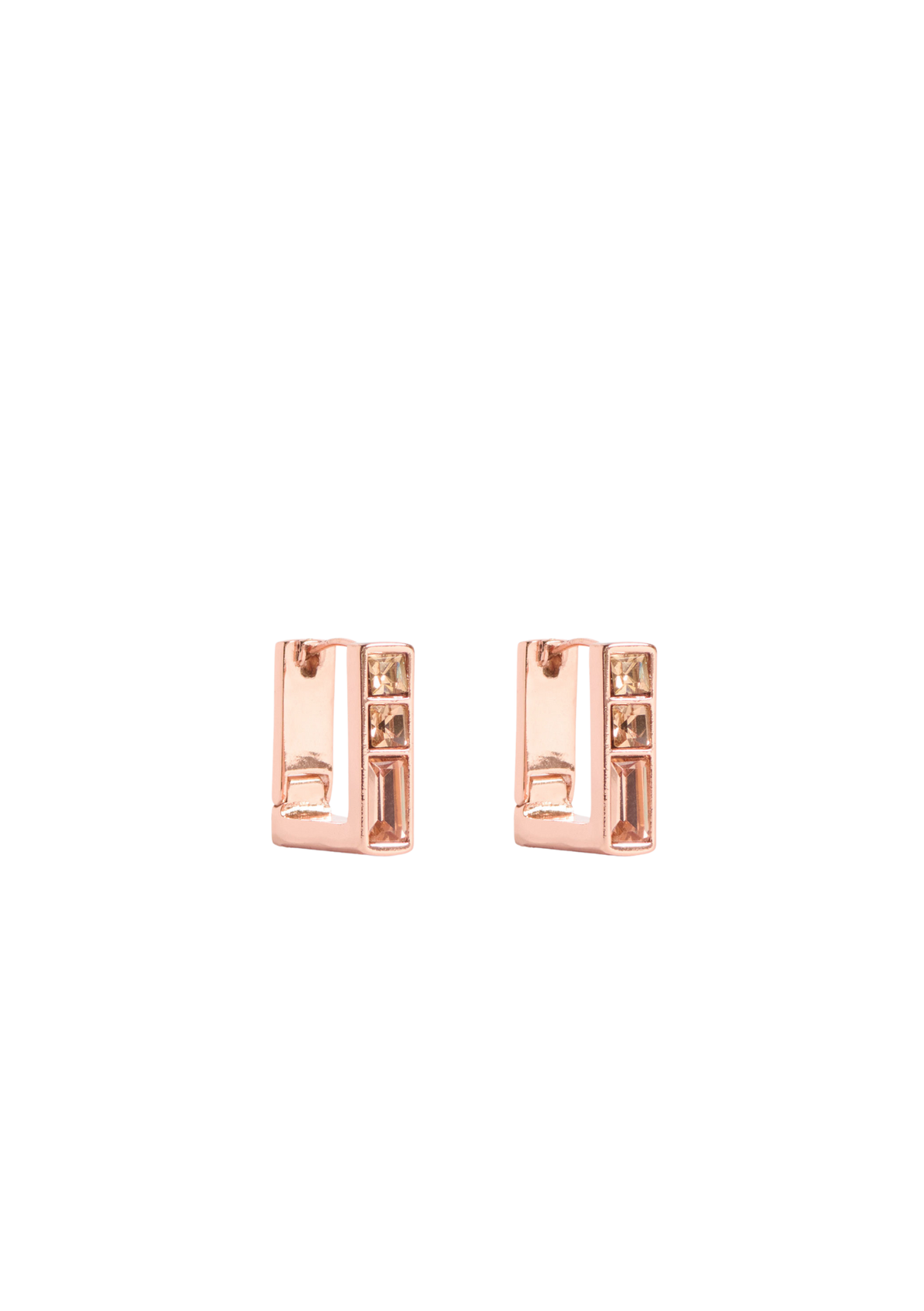 Elk Jilsa Small Hoop Earrings - Rose Gold