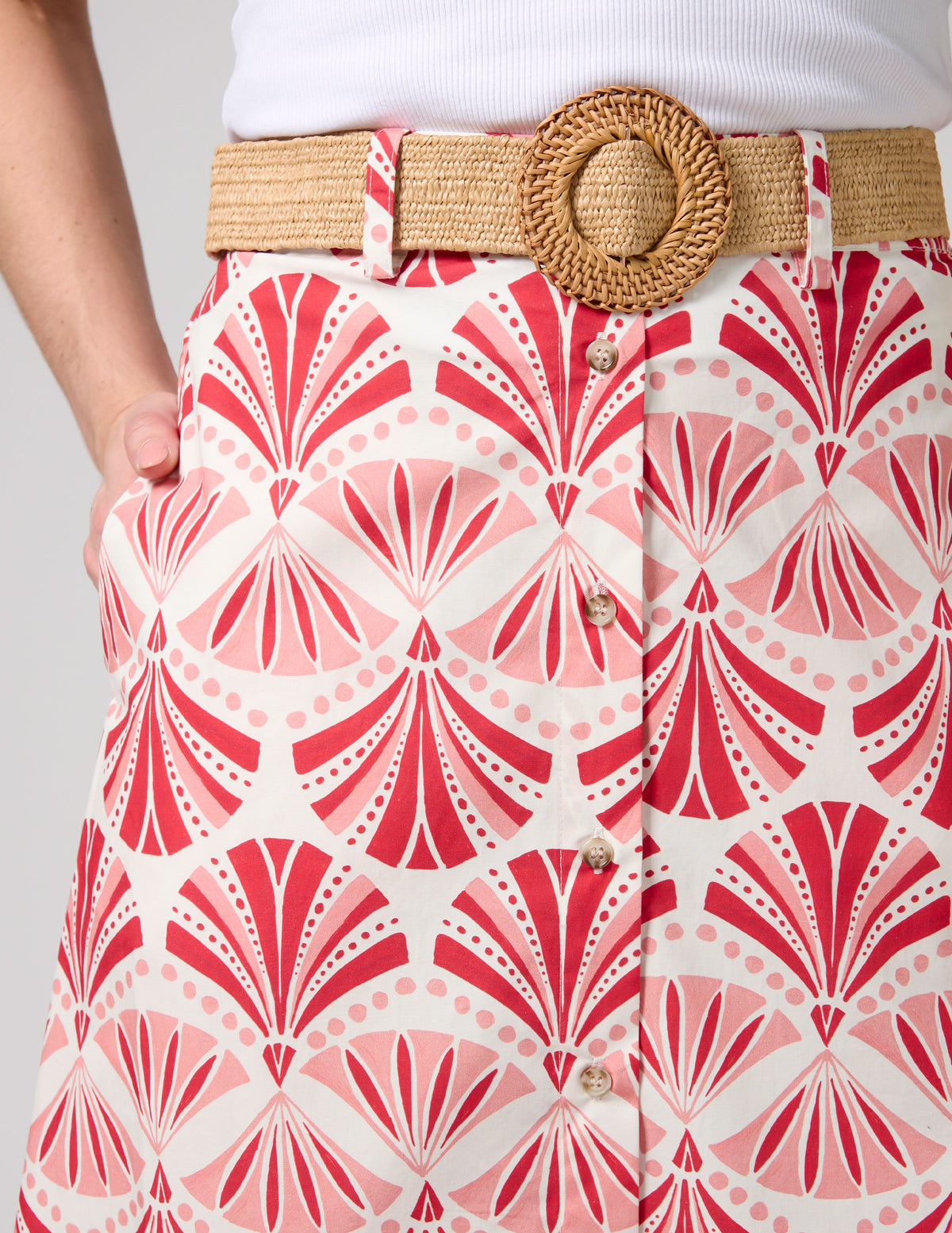 Stella + Gemma CLEARANCE Kate Skirt - Sorbet in Sicily