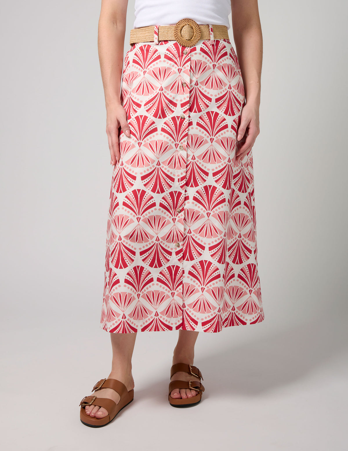 Stella + Gemma CLEARANCE Kate Skirt - Sorbet in Sicily
