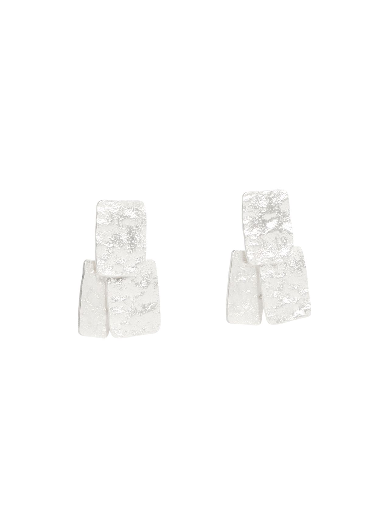 Elk Kilta Drop Earrings - Silver