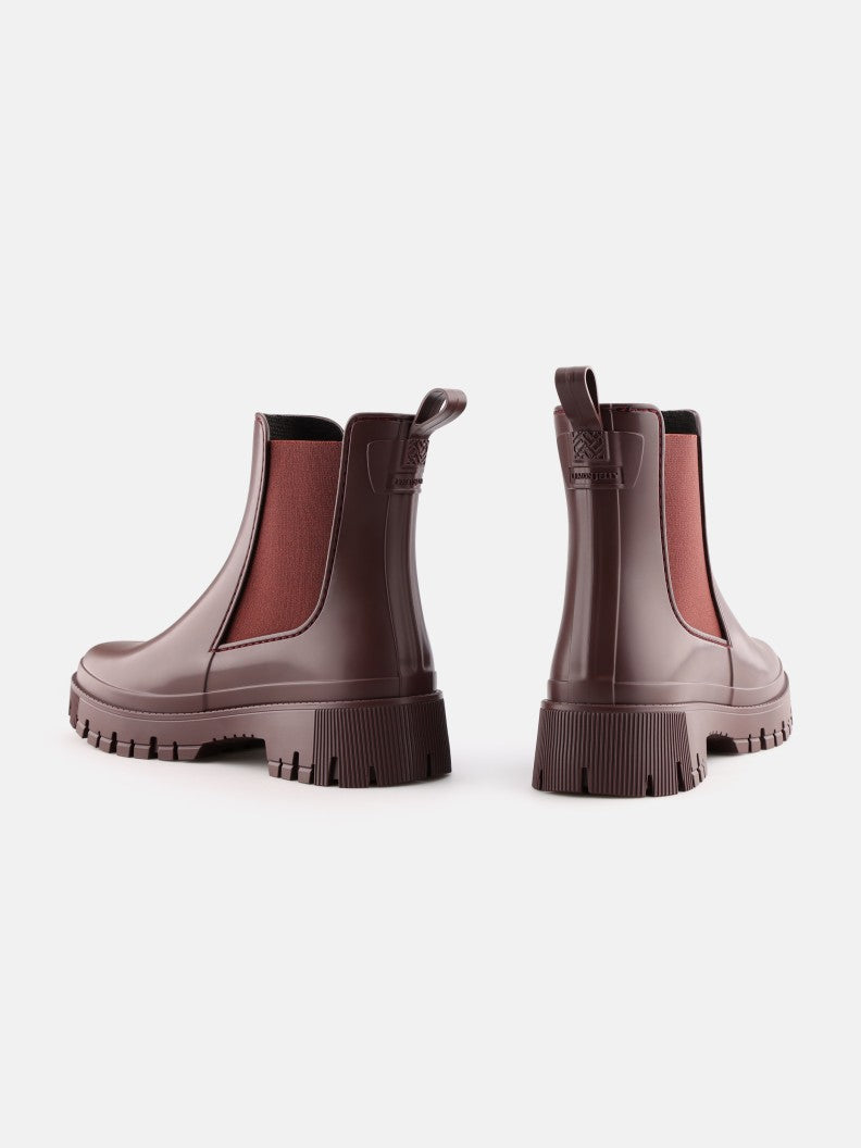 Lemon Jelly Kirby Gumboots - Dark Cherry