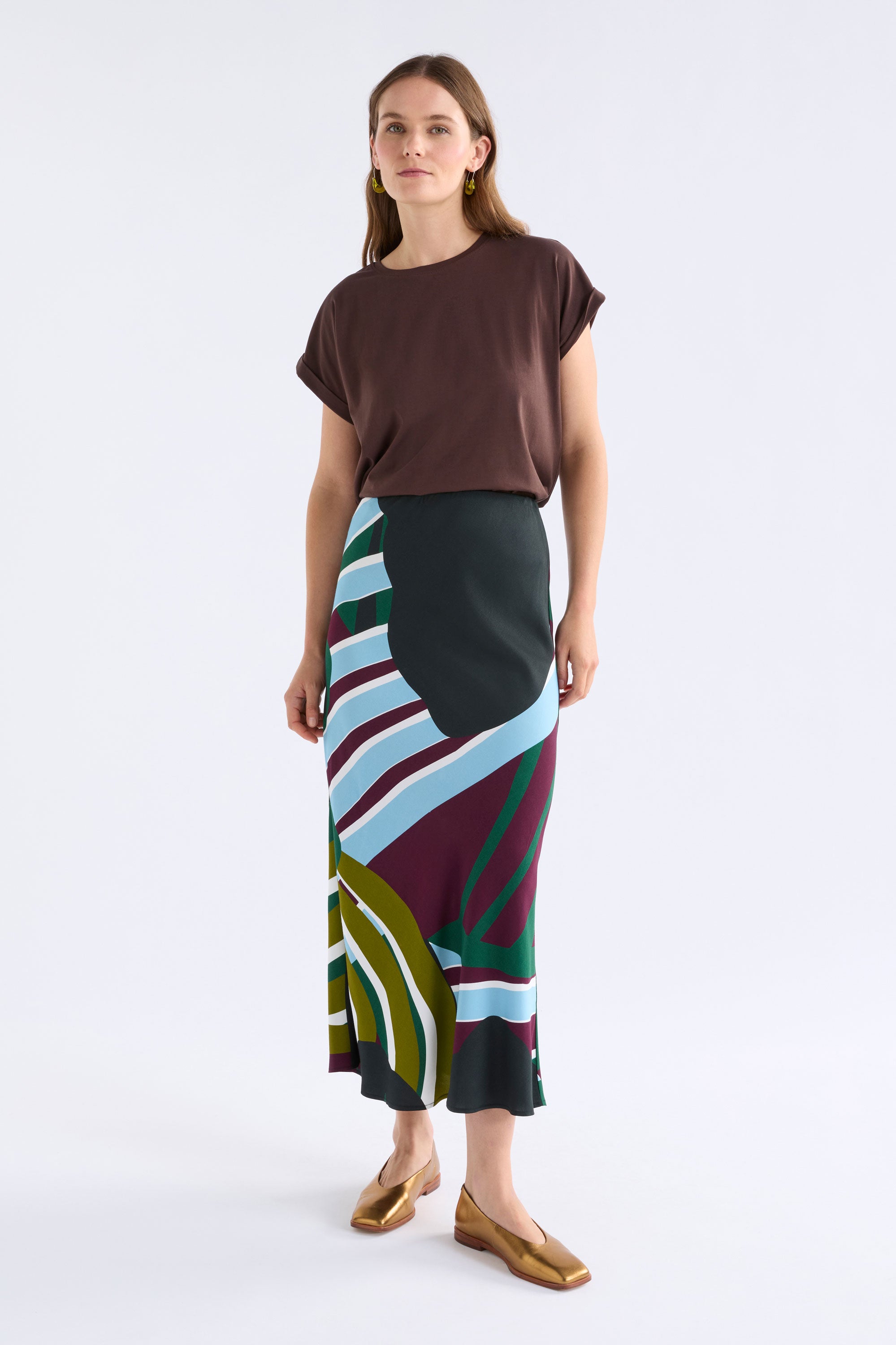 Kobaii Skirt - Stribe Print