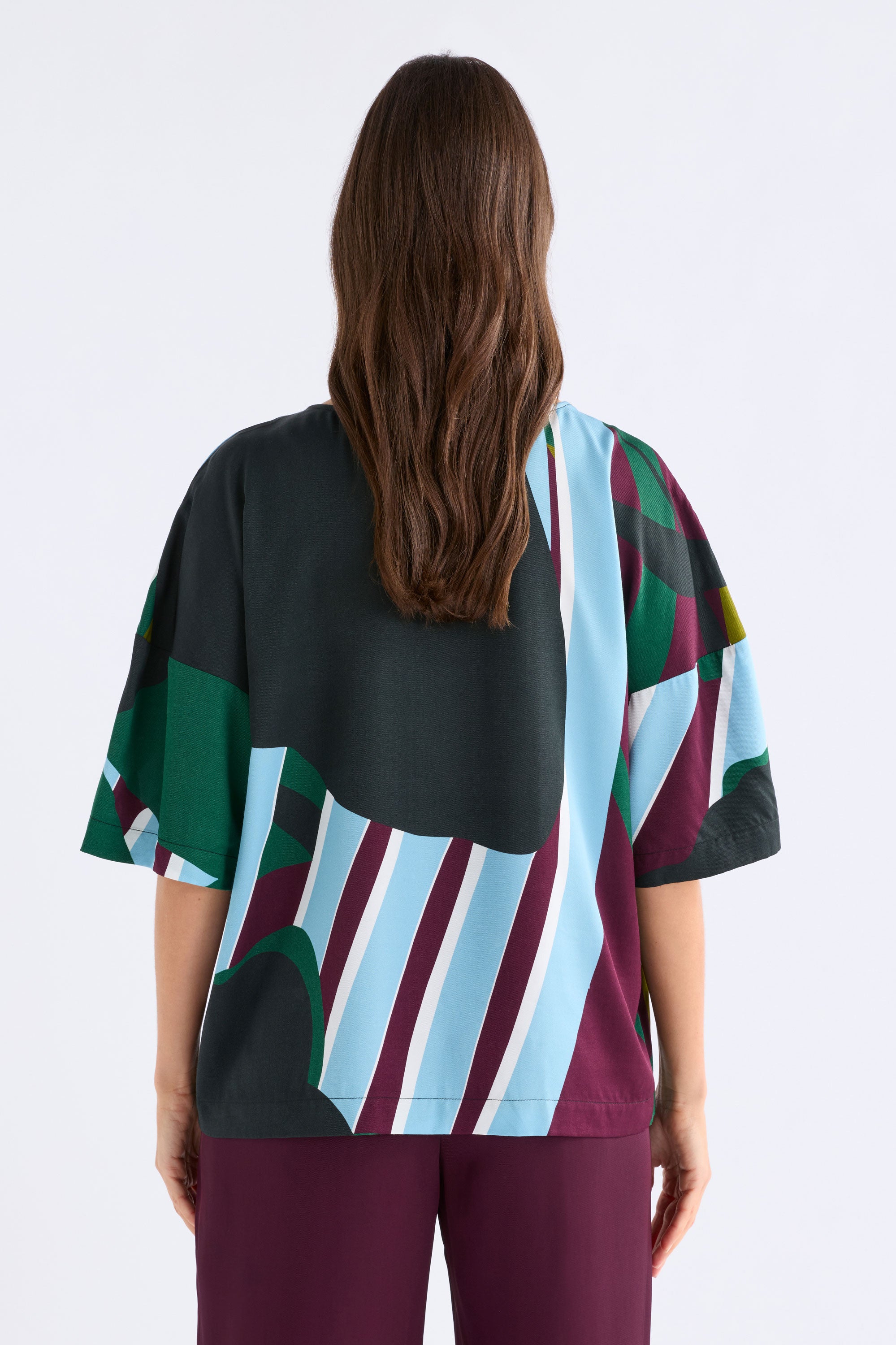 Kobaii Top - Stribe Print