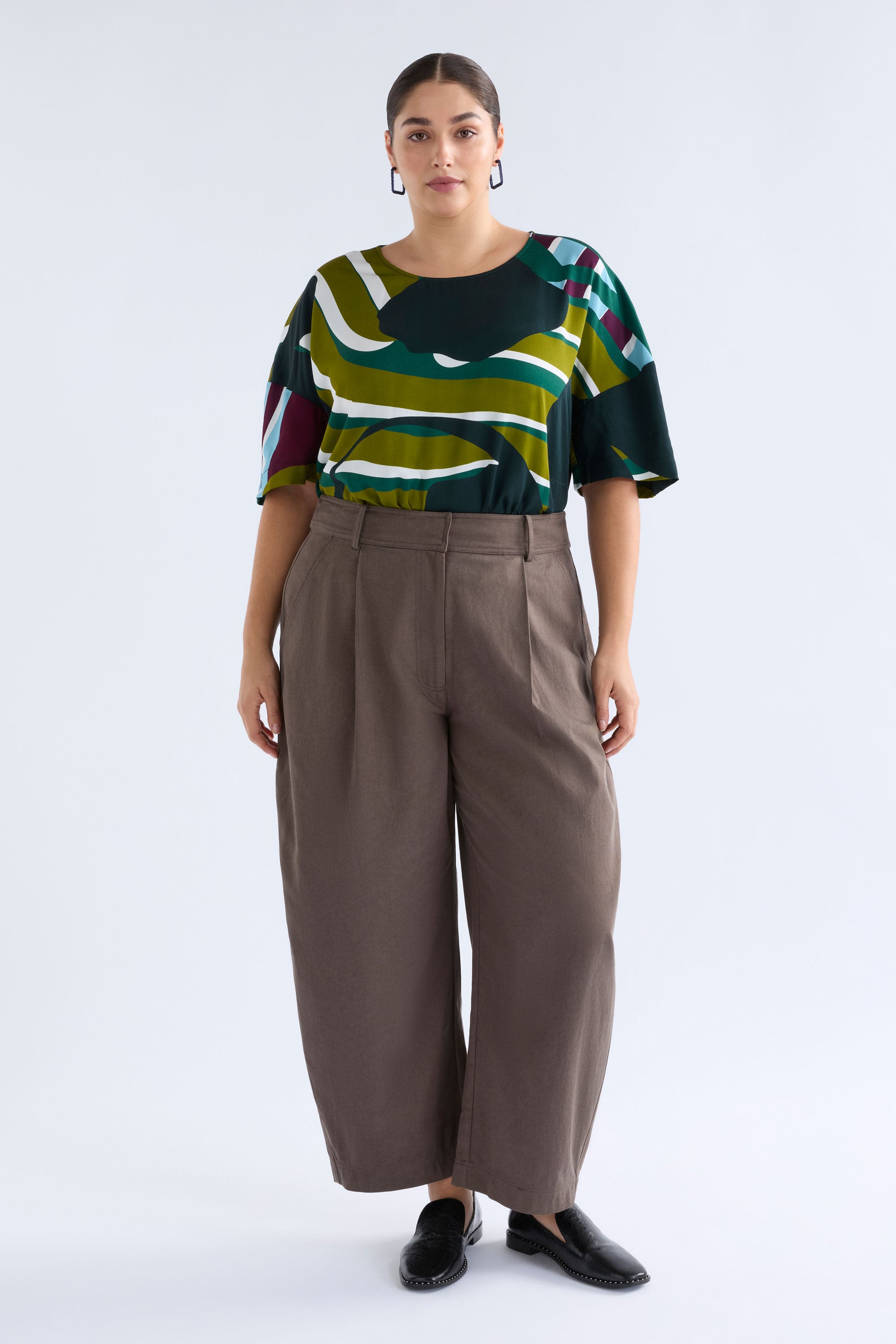 Kobaii Top - Stribe Print