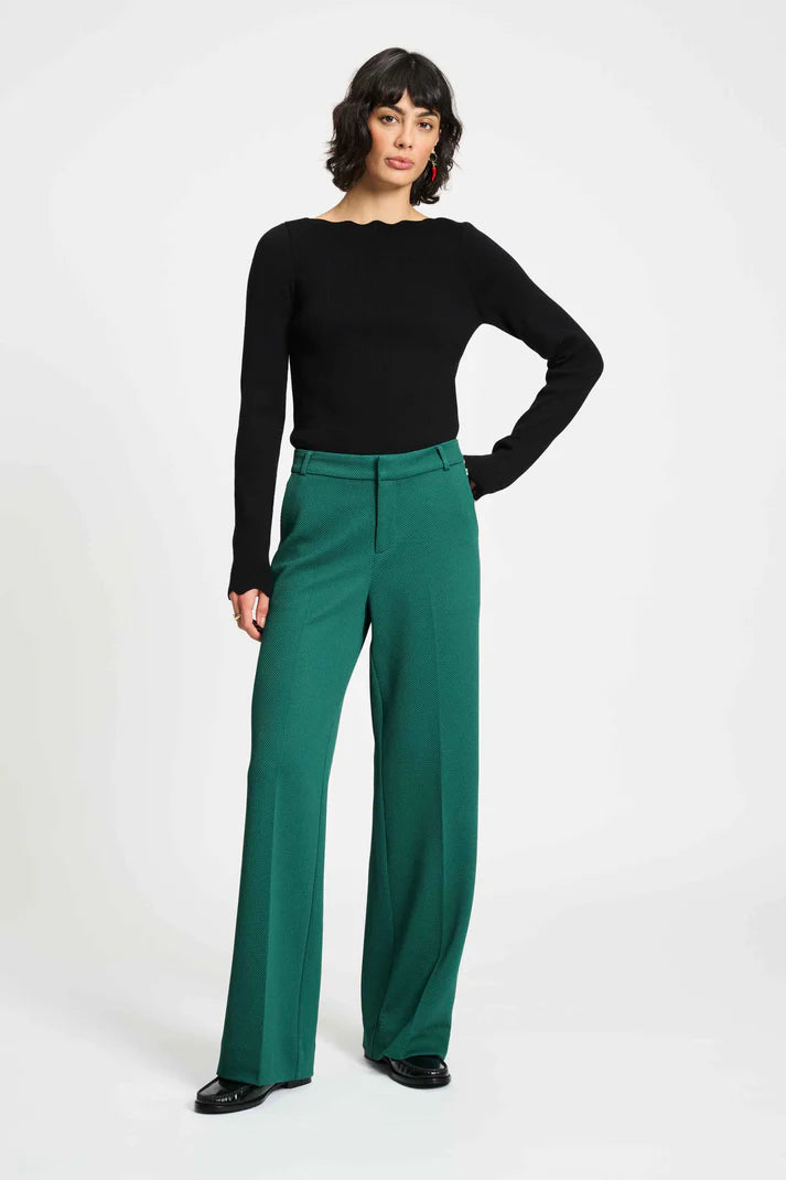 Pom Amsterdam Lara Pants - Pine Green