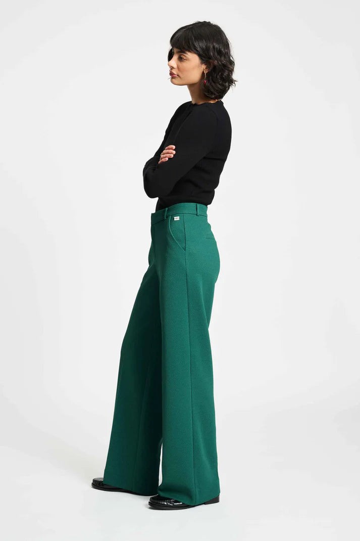 Pom Amsterdam Lara Pants - Pine Green