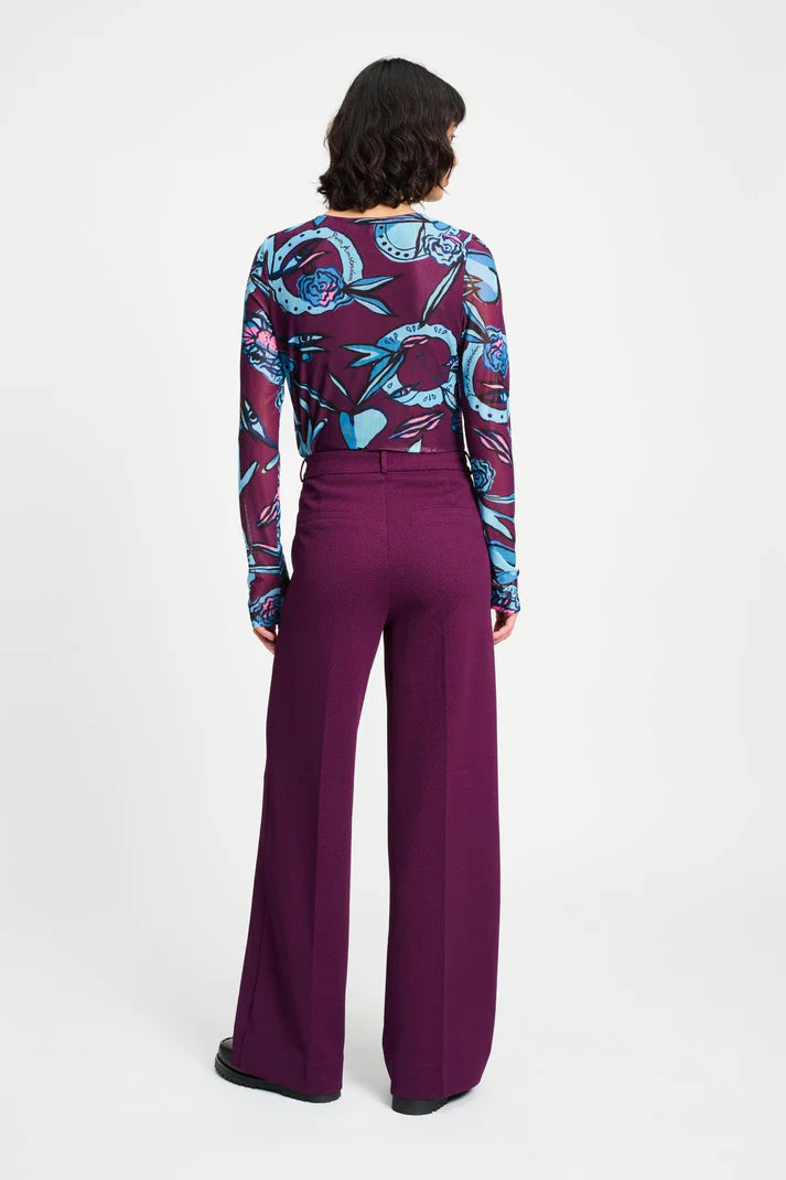 Pom Amsterdam Lara Pants - Plum
