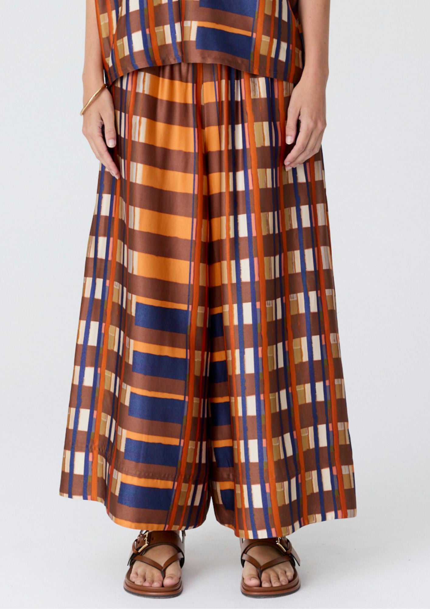 Lattice Pant - Amber Check COMING SOON
