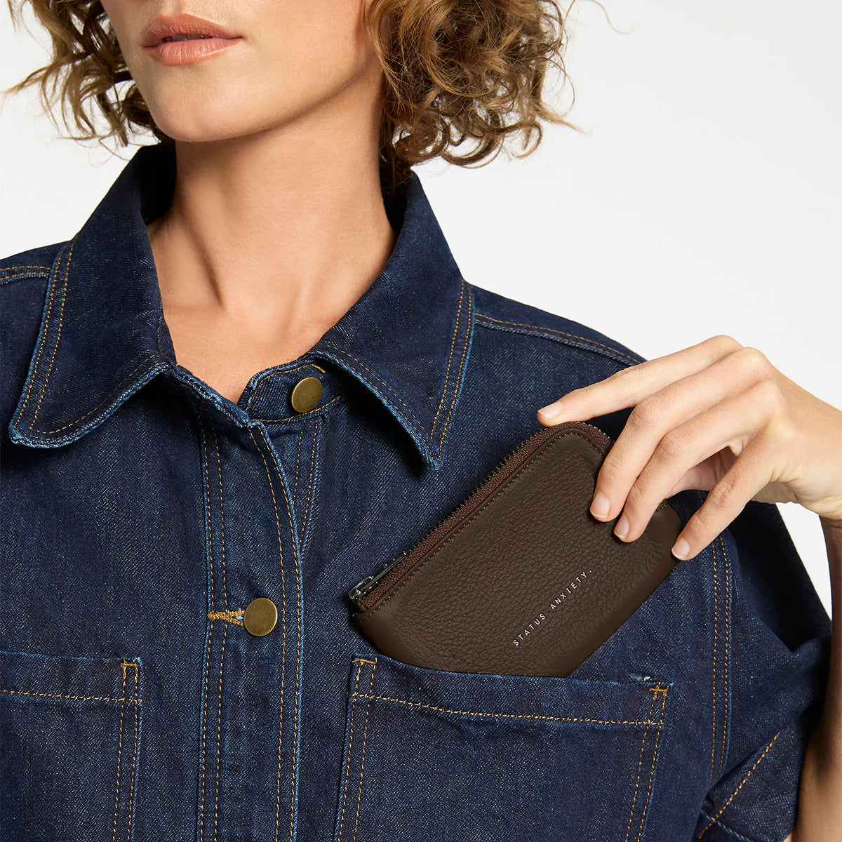 Status Anxiety Left Behind Wallet - Cocoa