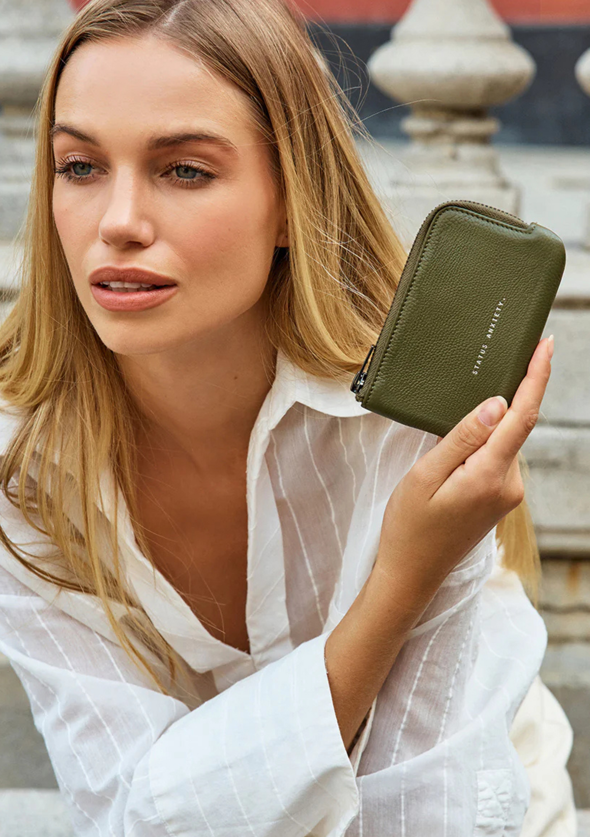 Status Anxiety Left Behind Wallet - Khaki