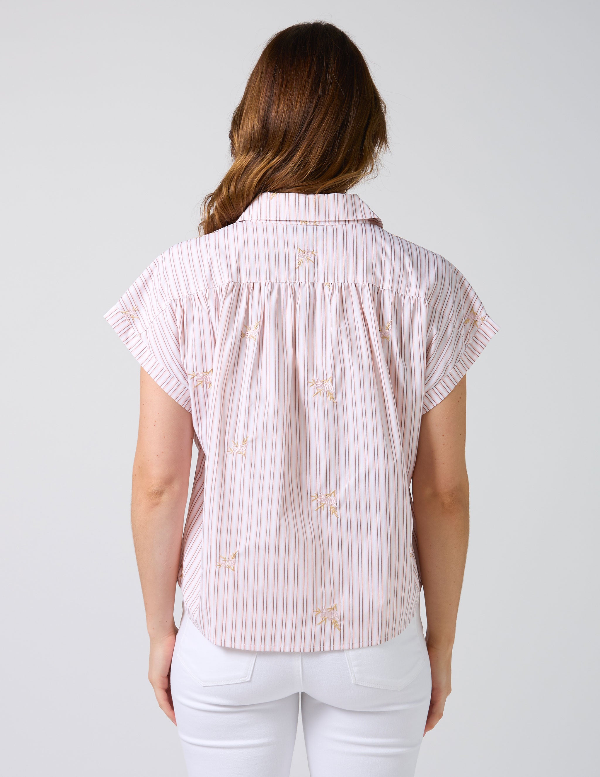 Lindy Shirt - Pink Stripe