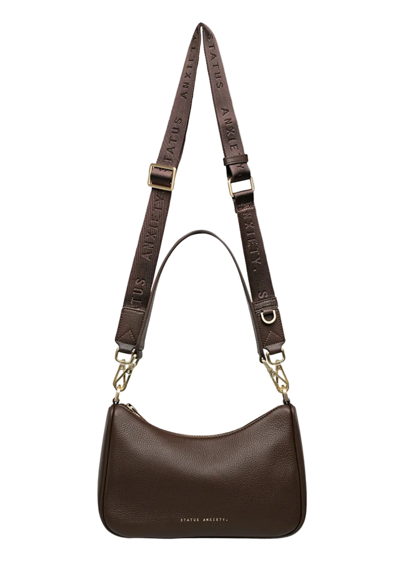 Look Both Ways Bag - Cocoa / Brushed Gold