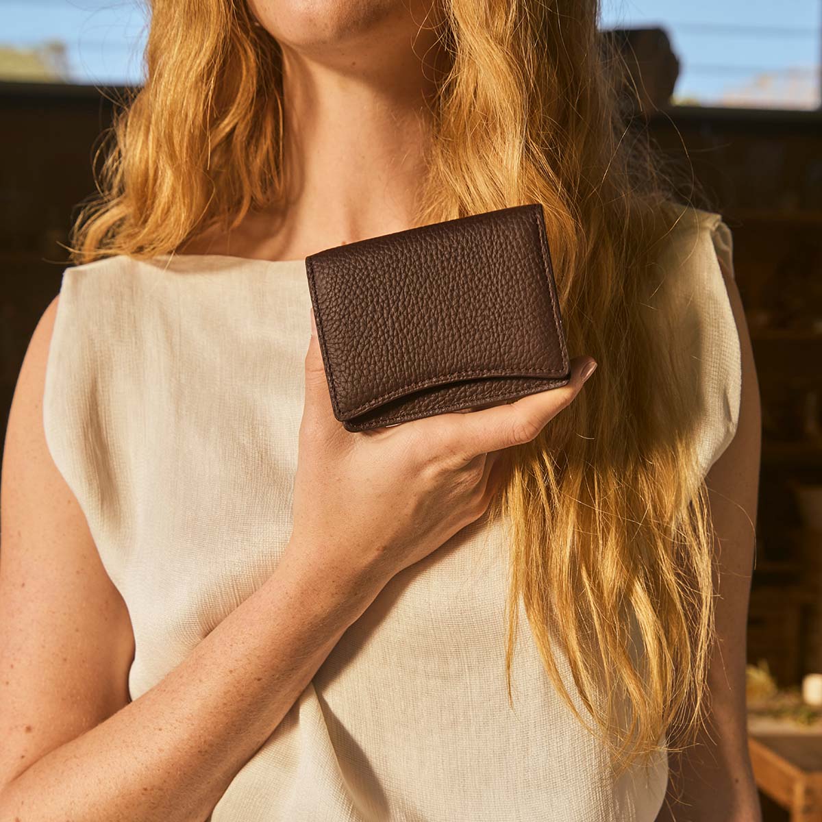 Status Anxiety Lumen Wallet - Cocoa