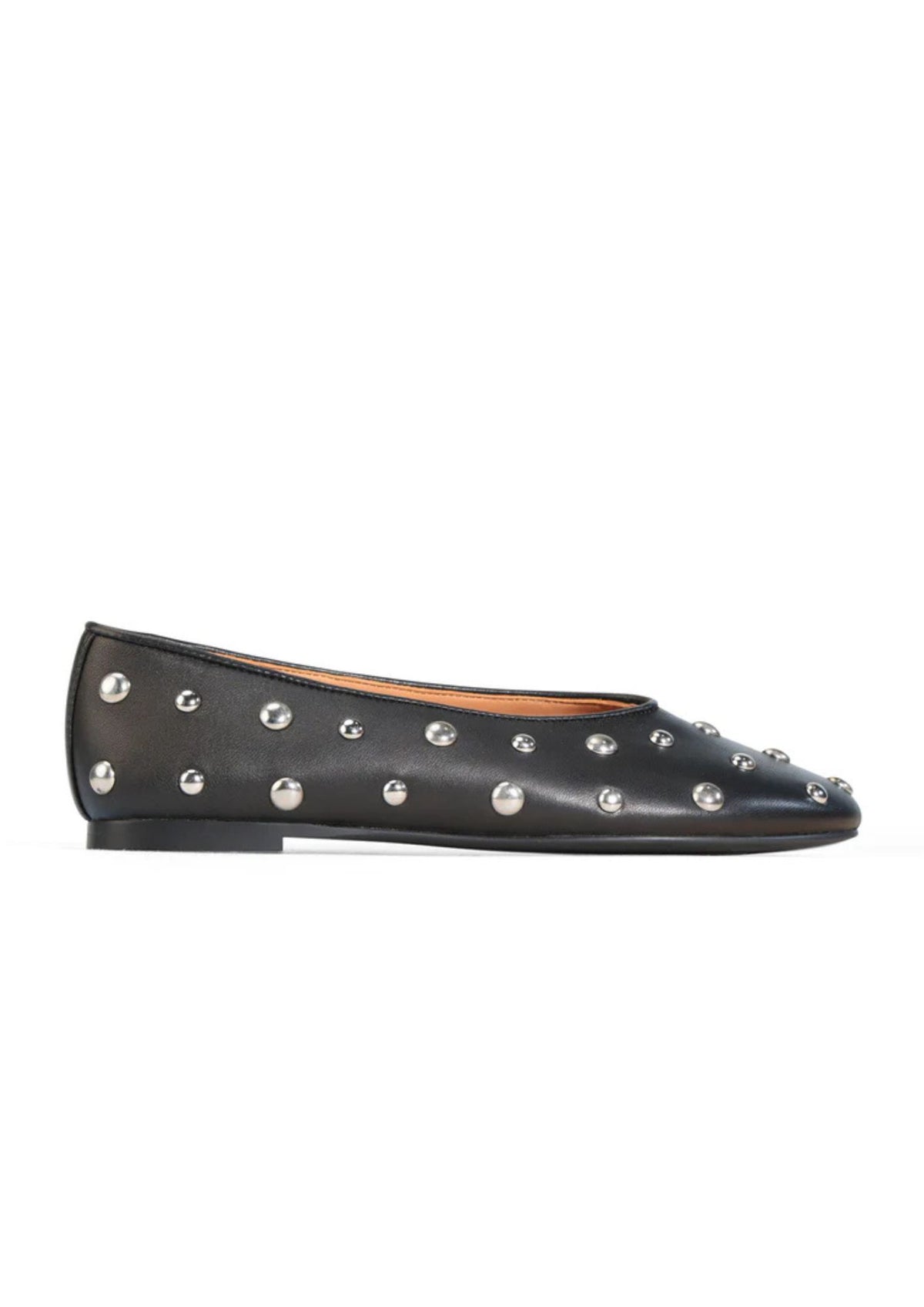 EOS Lune Studded Ballet Flat - Black