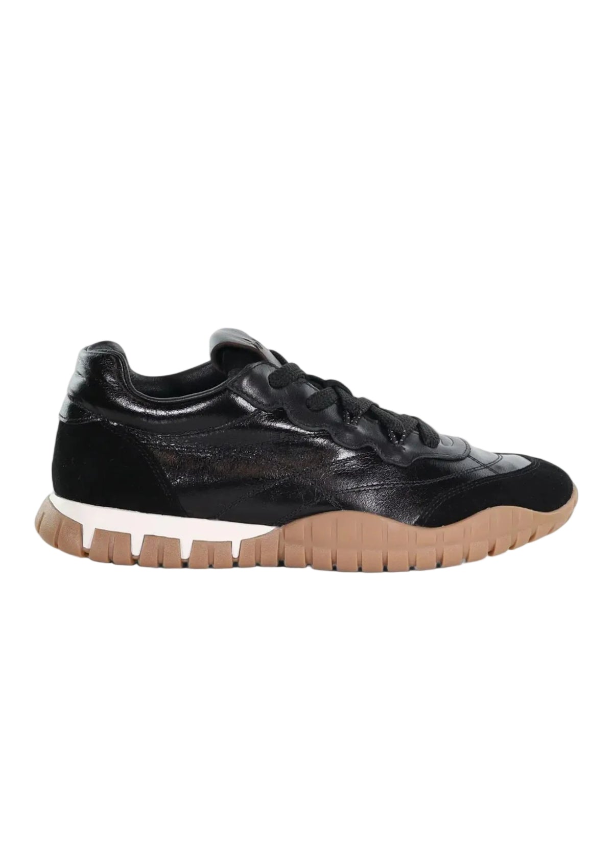 Minx Luxe Runner - Black Suede Leather