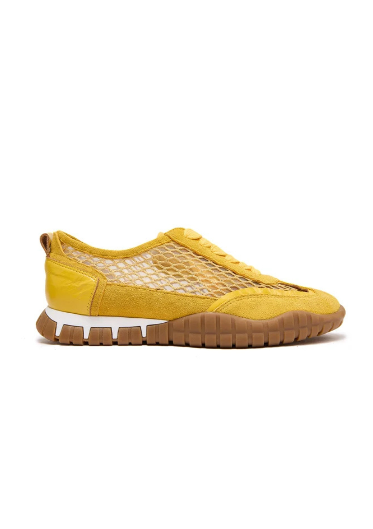 Minx Luxe Runner Sneaker - Lattice Sunshine