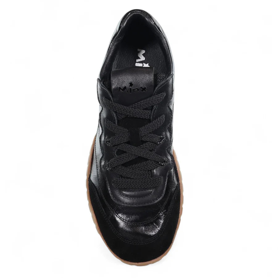 Minx Luxe Runner - Black Suede Leather