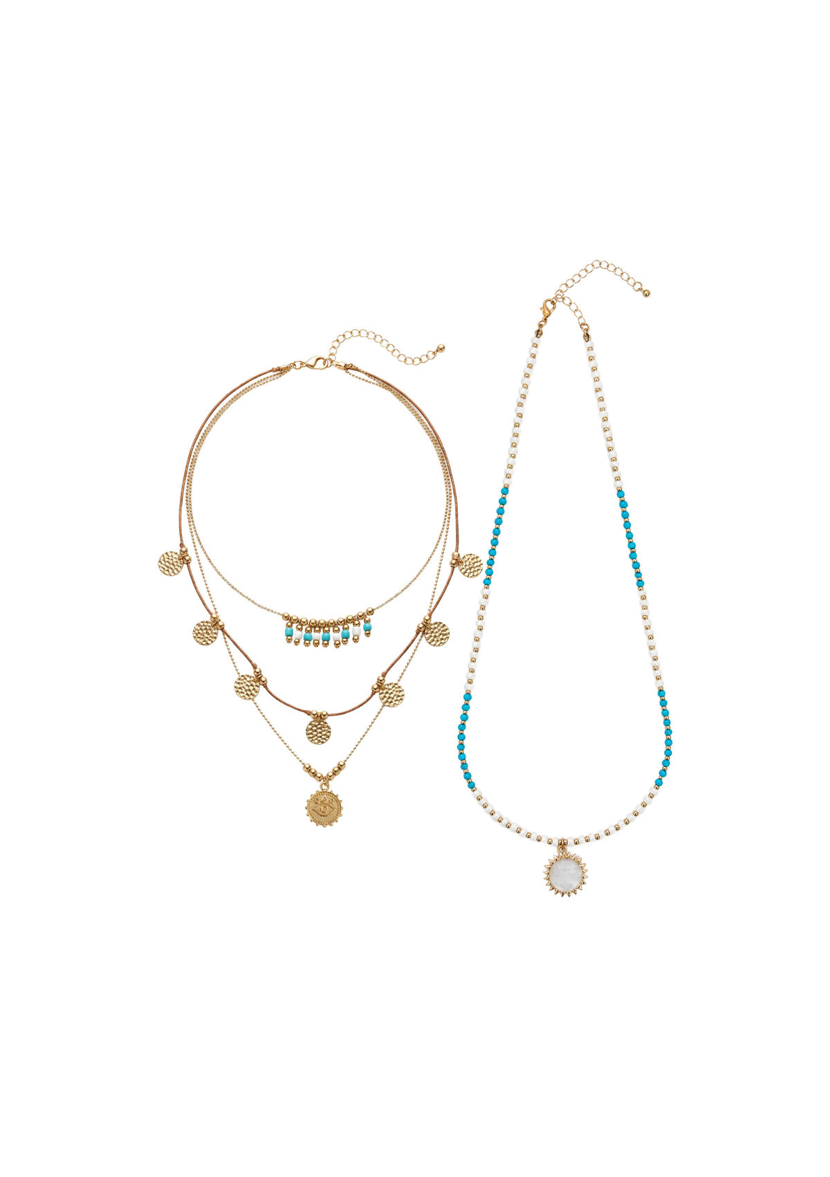 Isle of Mine Maggie Necklace Set - Turquoise