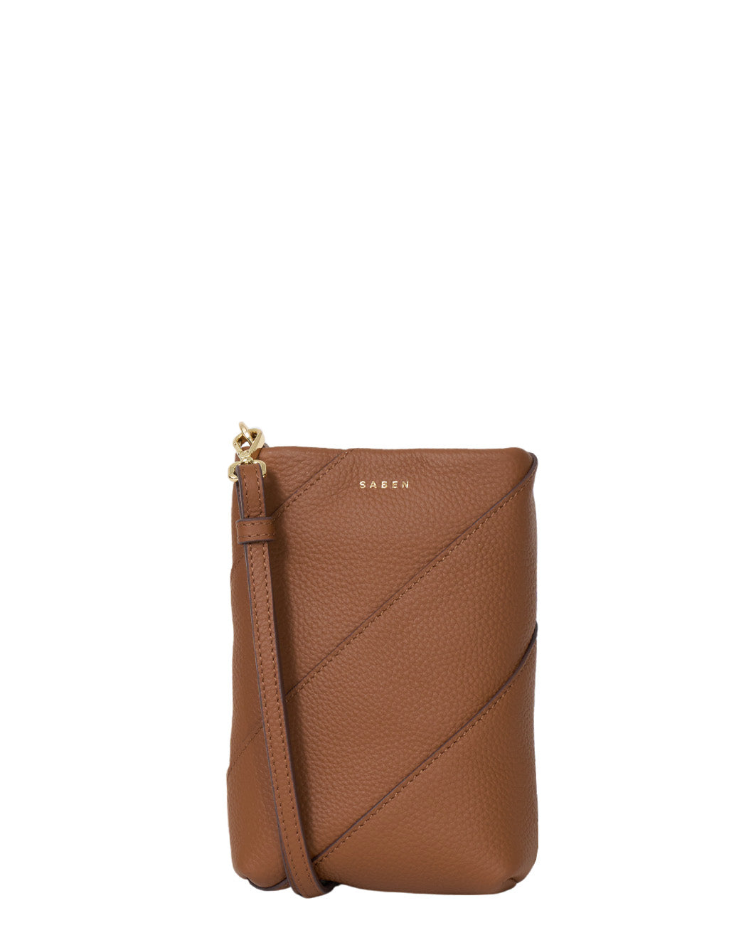 Maggie Crossbody Bag - Tan Bias